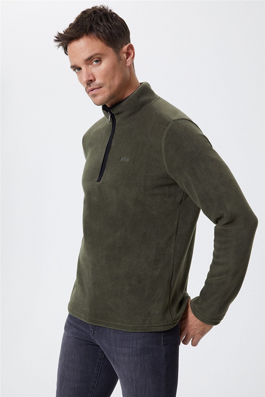 Dennis Erkek Dik Yaka Sweatshirt