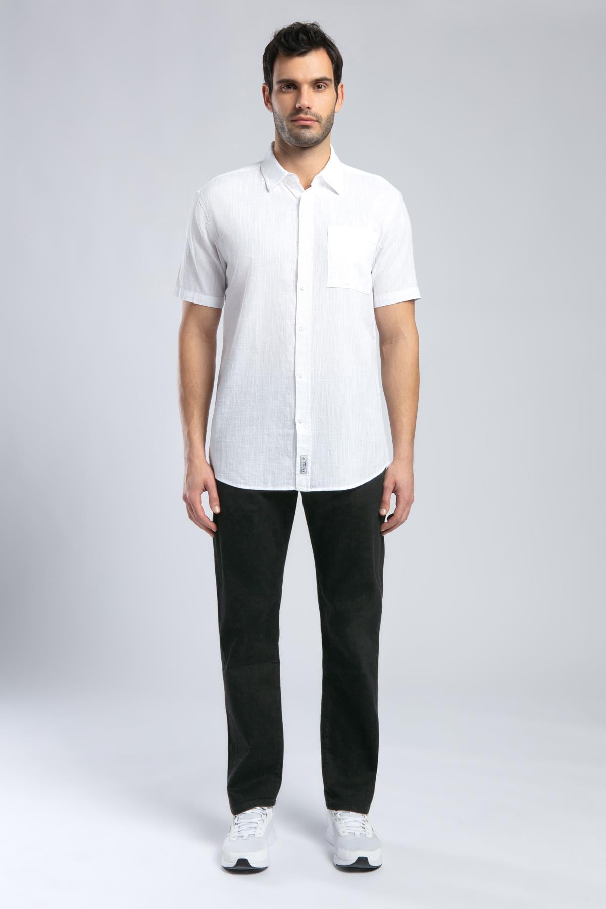 Desola Erkek K.Kol Dokuma Gömlek