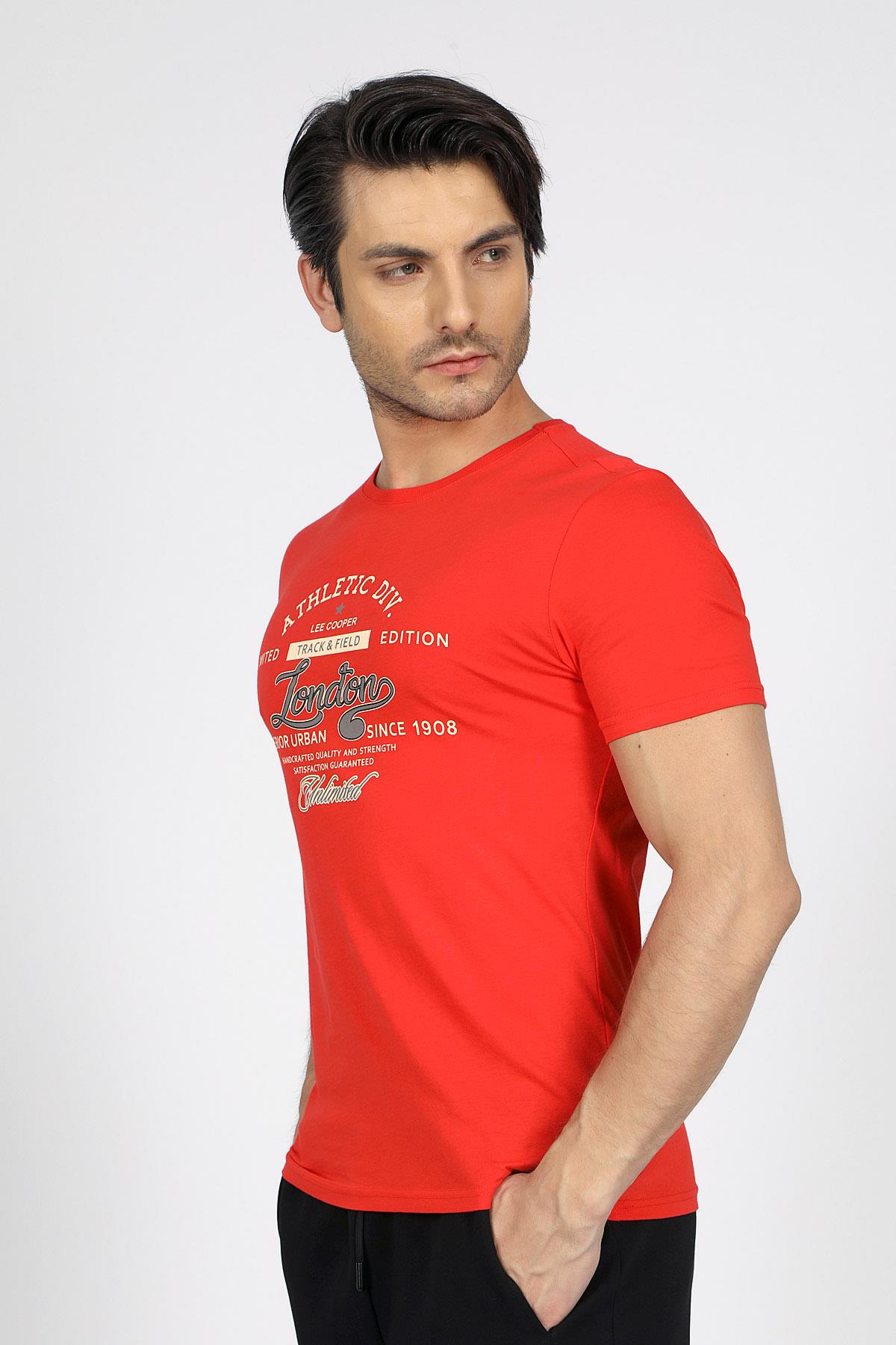 Dıvıded Erkek O Yaka T-Shırt Kırmızı