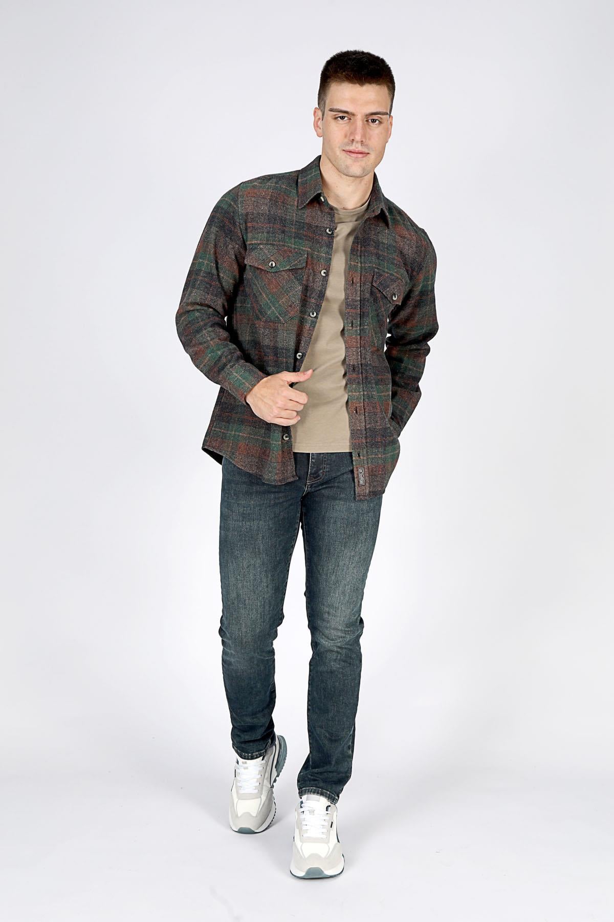 DONAS ERKEK DOKUMA U.KOL GÖMLEK