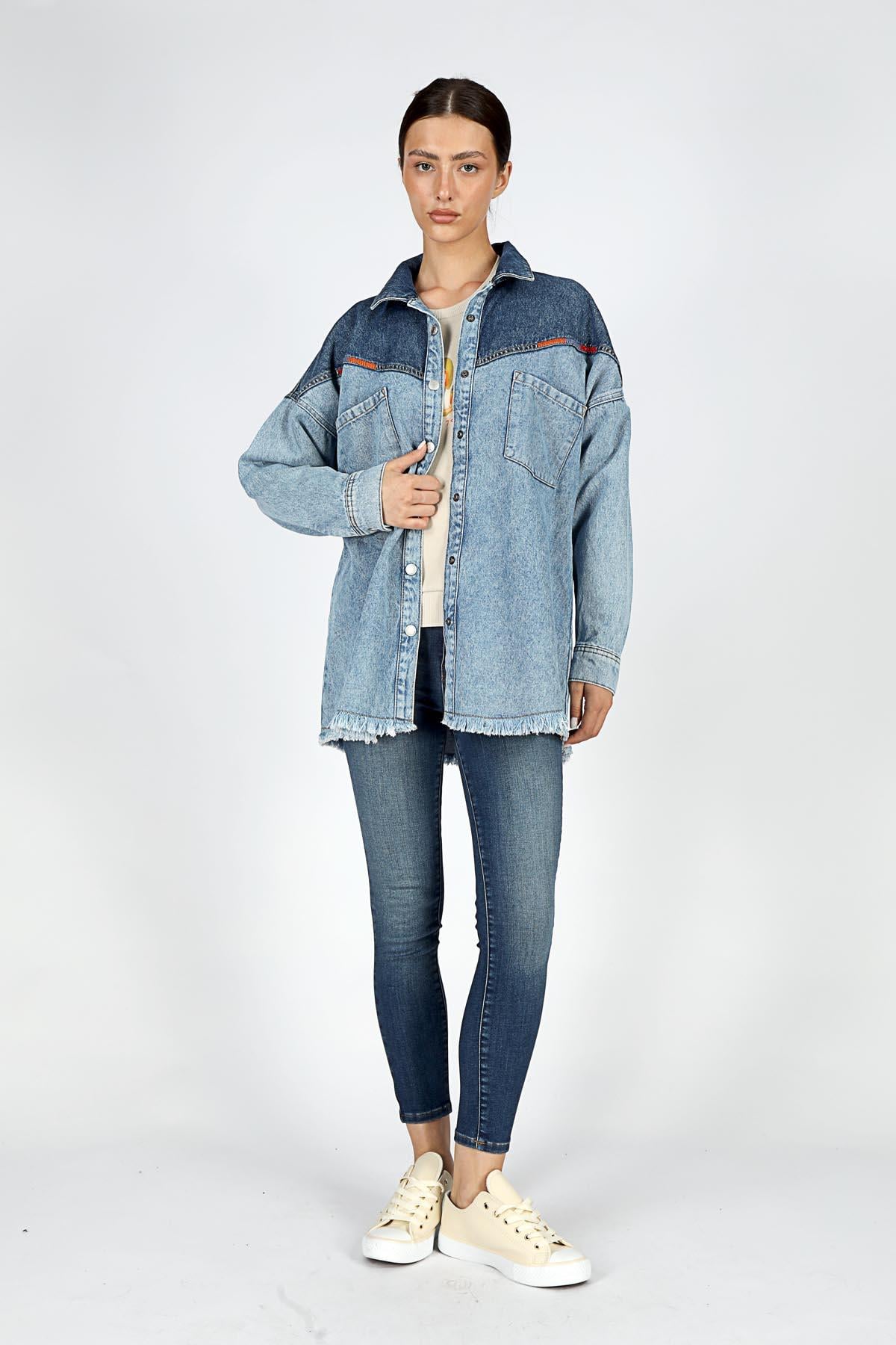 DONDE KADIN JEAN CEKET