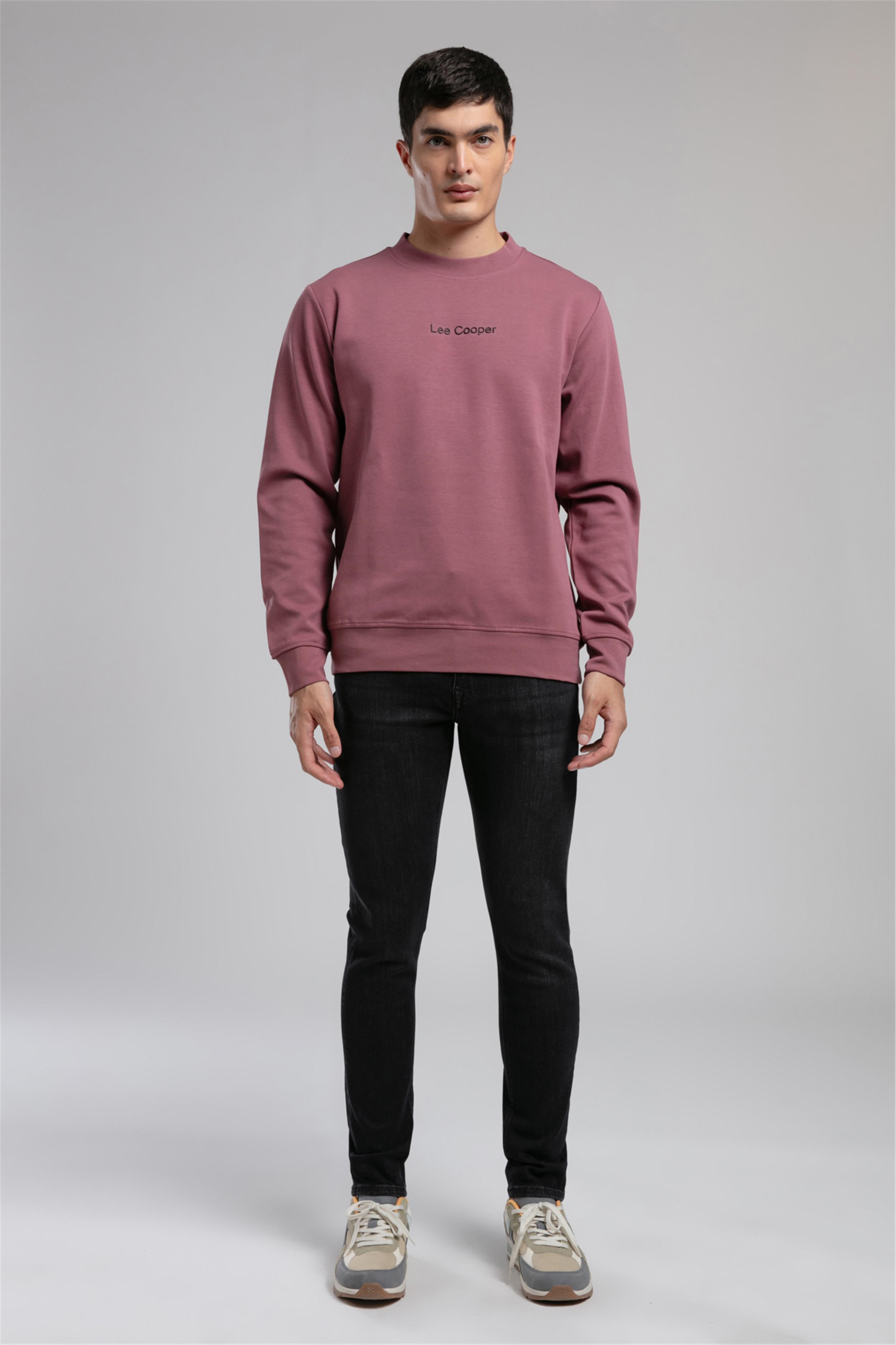 Dorres Erkek O Yaka Sweatshirt Gül Kurusu
