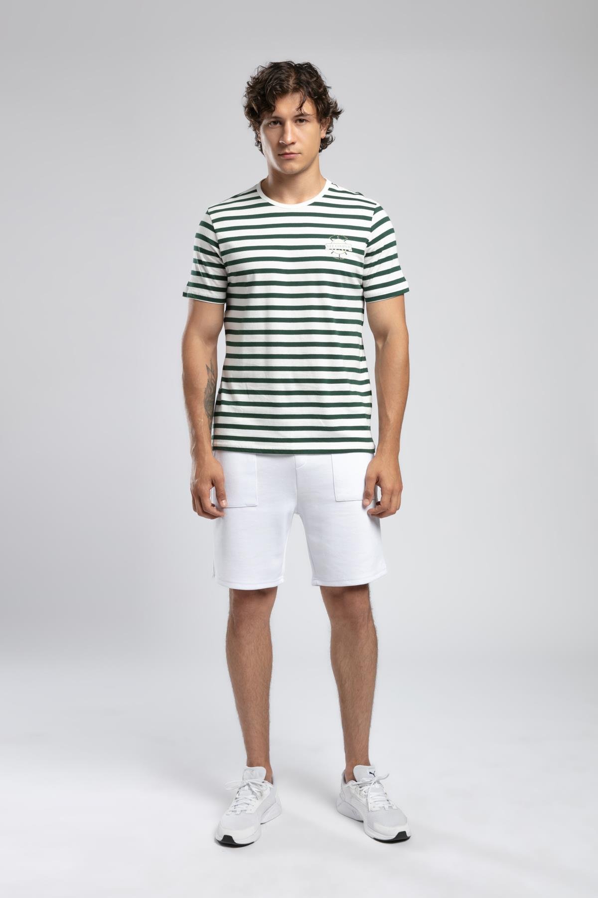 EDDY Erkek %100 Pamuk O YAKA T-SHIRT