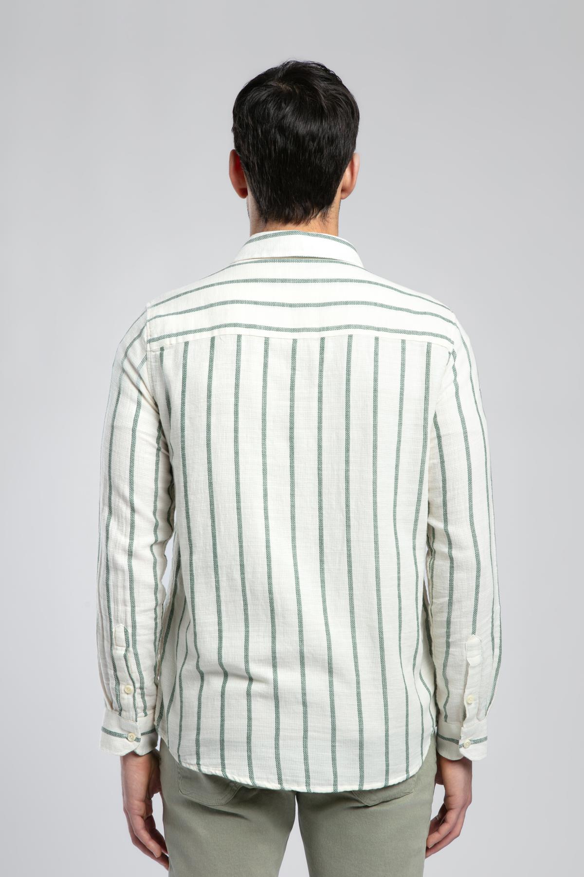 Fane Erkek U.Kol Dokuma Gömlek