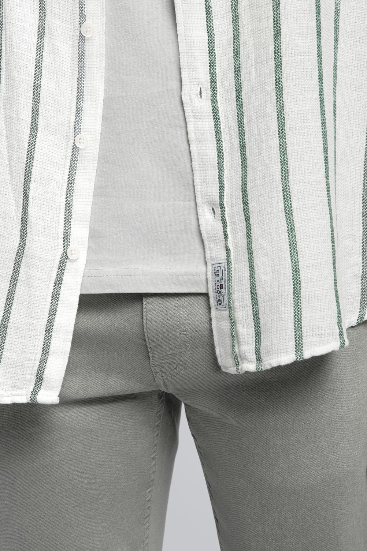 Fane Erkek U.Kol Dokuma Gömlek