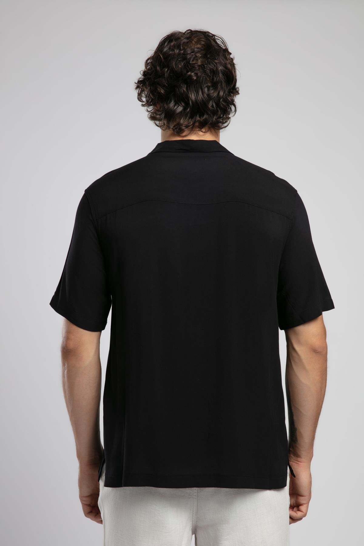 Faylin Erkek Kısa Kol Dokuma Gömlek