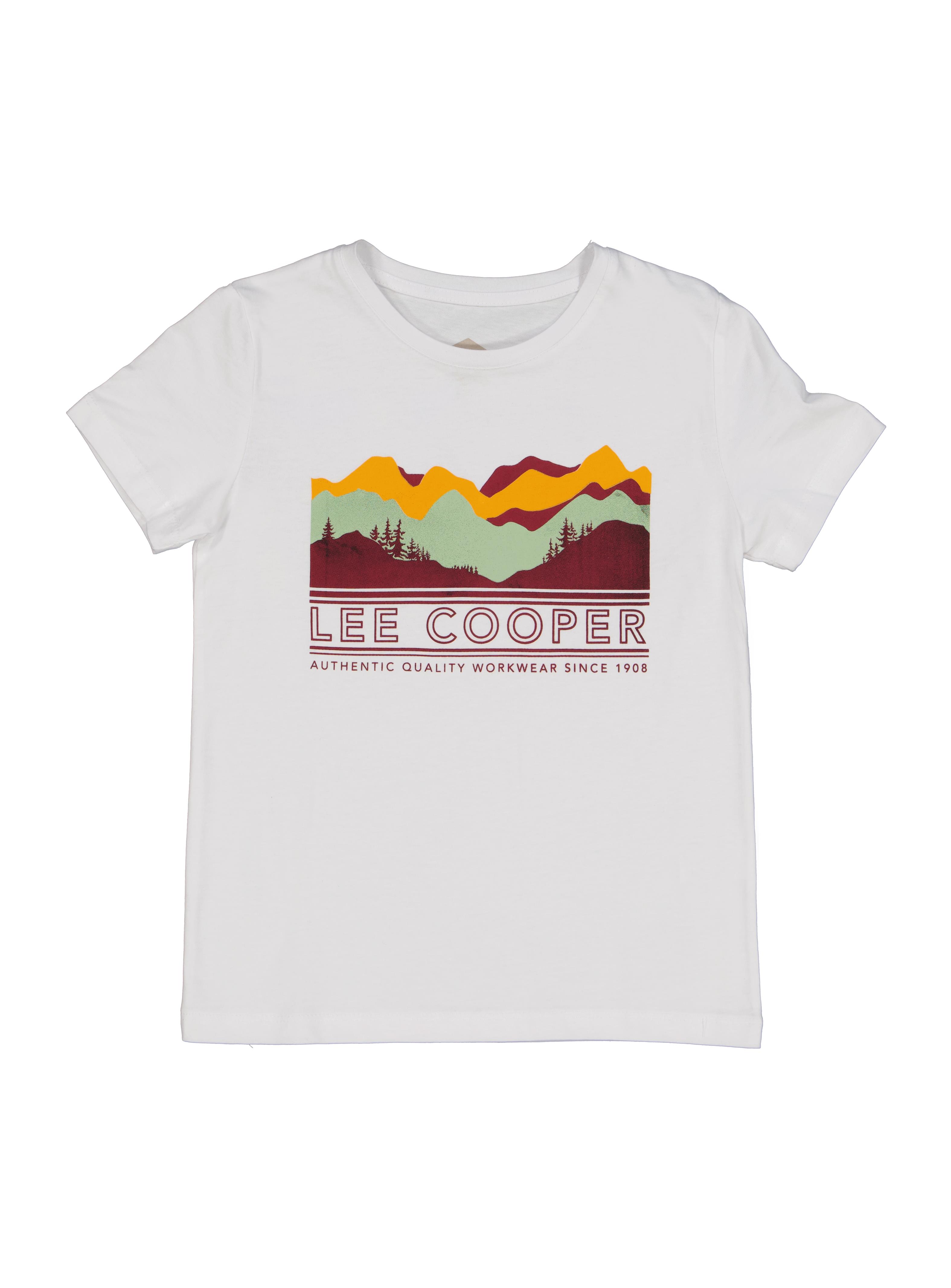 Forest Erkek Çocuk Bisiklet Yaka T-Shirt Beyaz