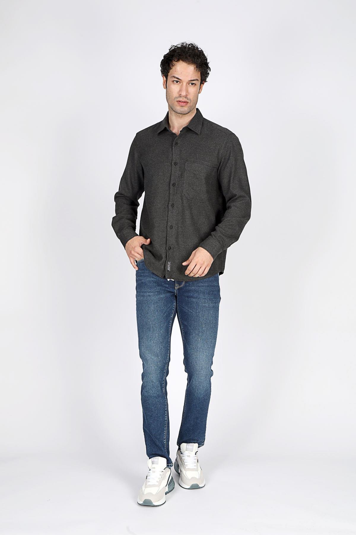 FRANCIS ERKEK DOKUMA U.KOL GÖMLEK