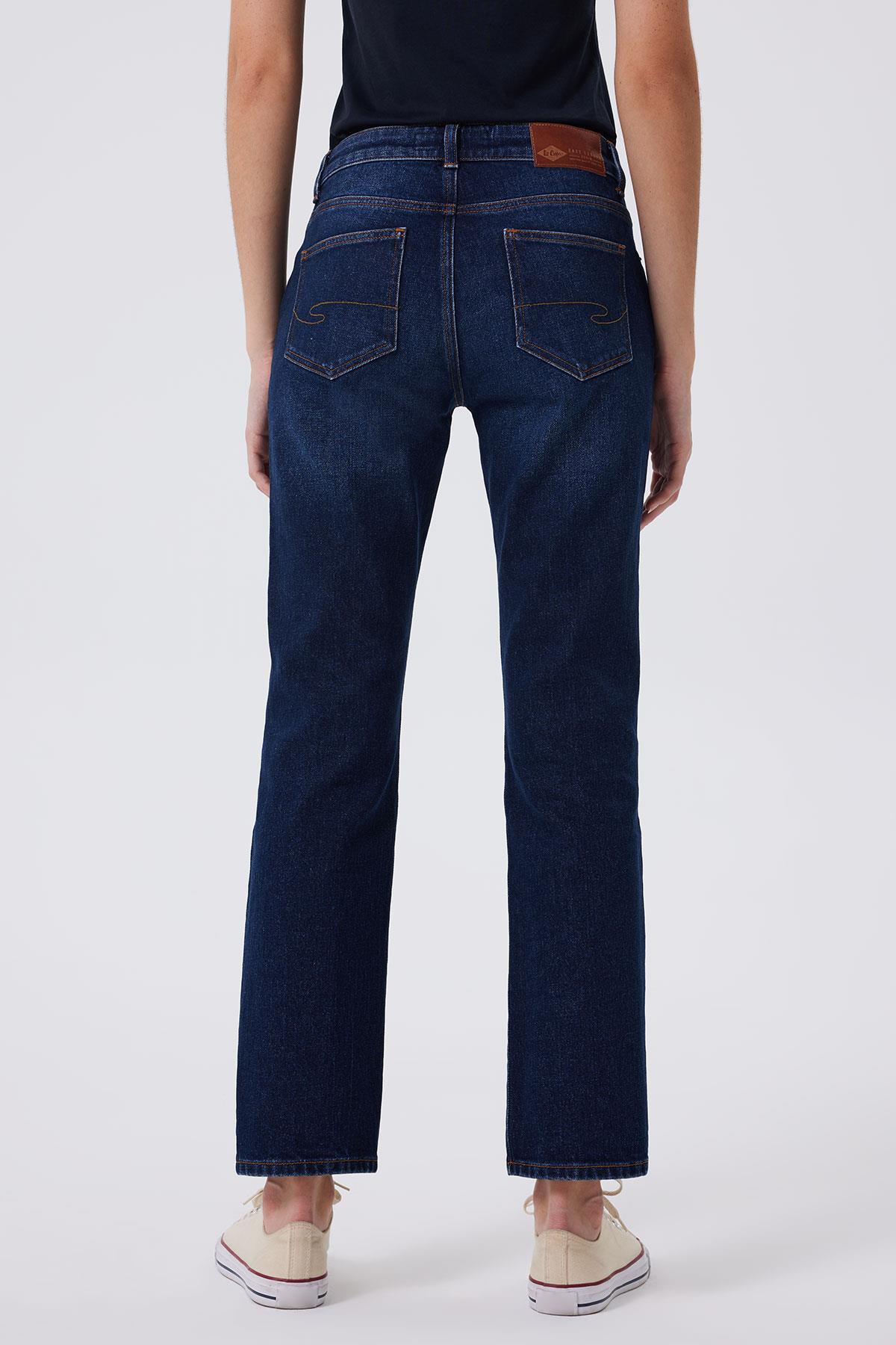 Funny Kadın Jean Pantolon Hıllary Dark Blue