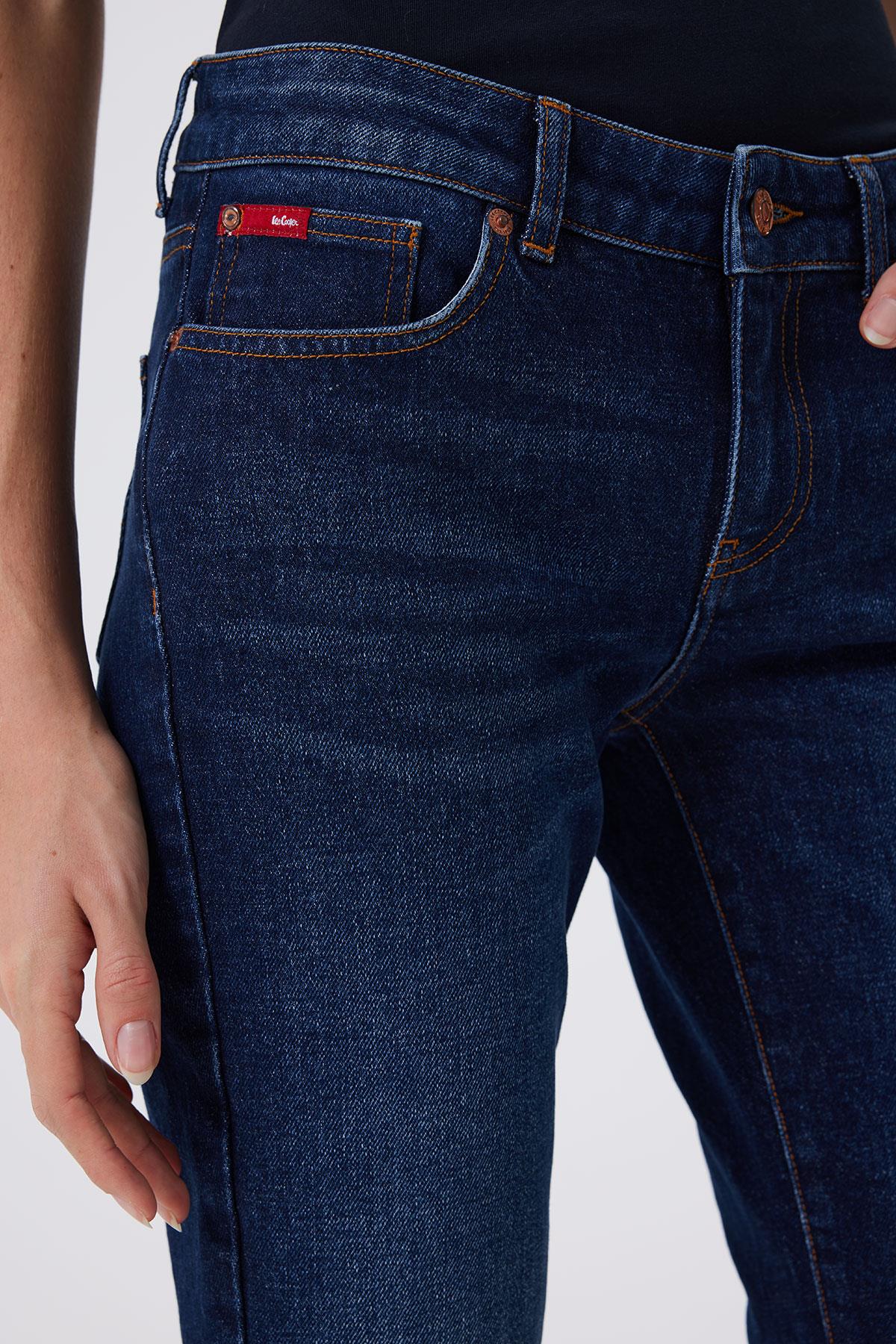 Funny Kadın Jean Pantolon Hıllary Dark Blue