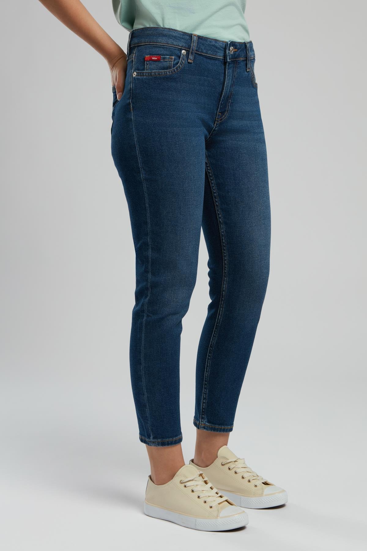 Funny Kadın Jean Pantolon Malpensa Blue Mıd