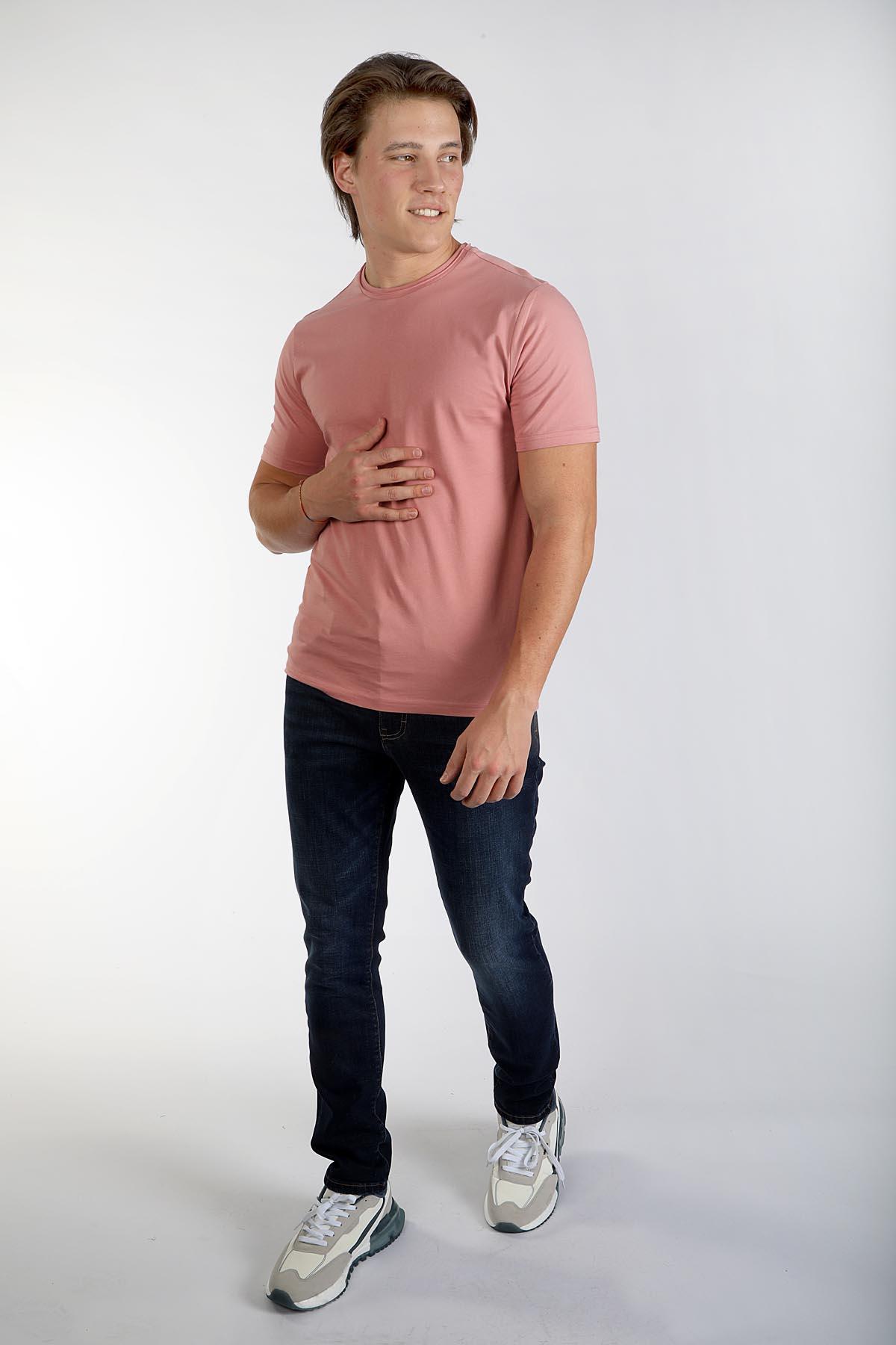 Gael Erkek O Yaka T-Shirt Somon