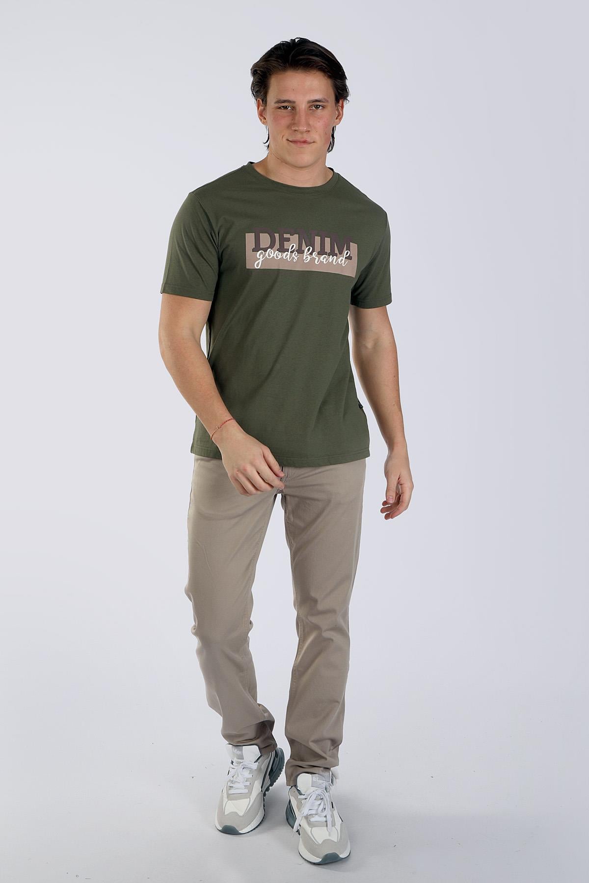 GRANT ERKEK O YAKA T-SHIRT