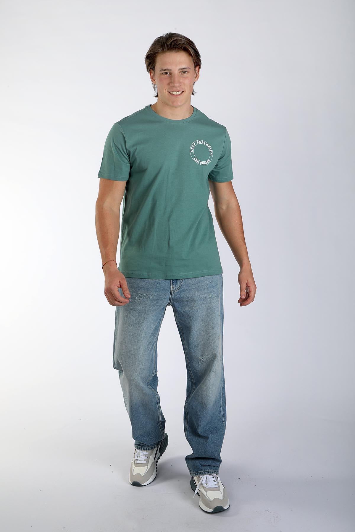Grapes Erkek O Yaka T-Shirt Çağla Yeşili