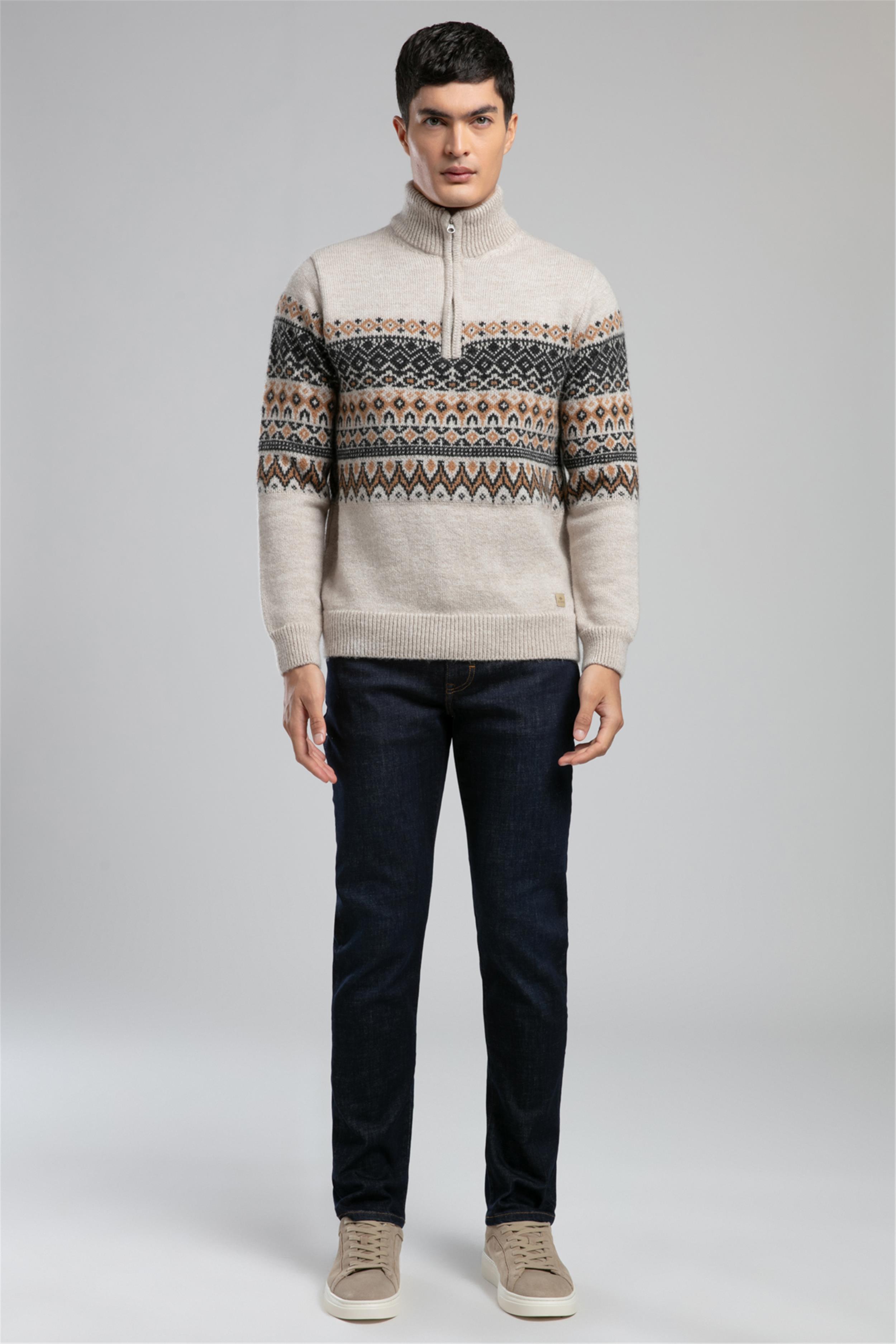 GROUND ERKEK DİK YAKA KAZAK