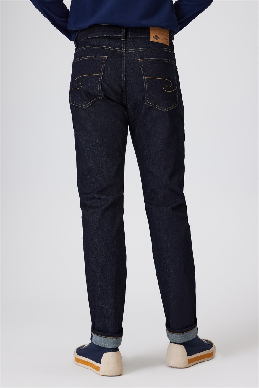 Harry Normal Bel Normal Kesim Düz Paça Mavi Erkek Jean Pantolon
