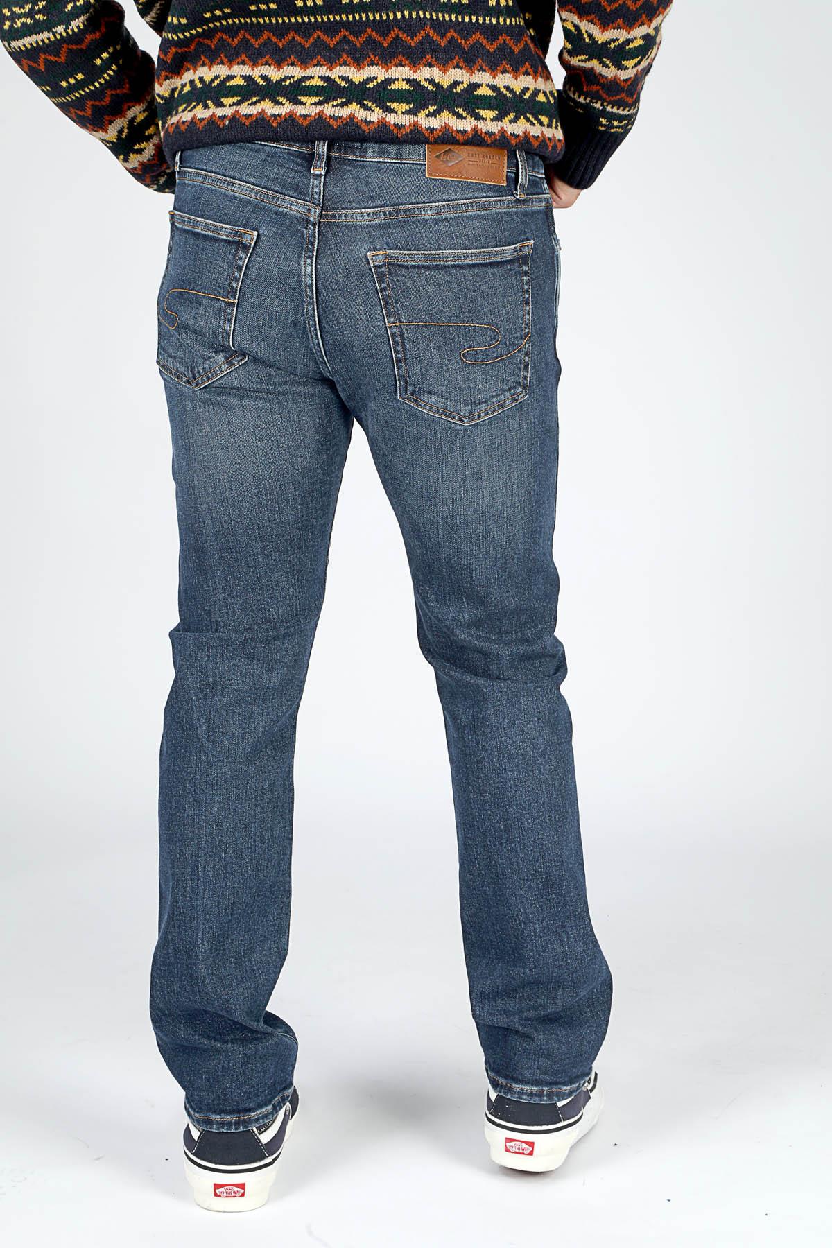 Harry Normal Bel Normal Kesim Düz Paça Eddie Dark Island Erkek Jean Pantolon