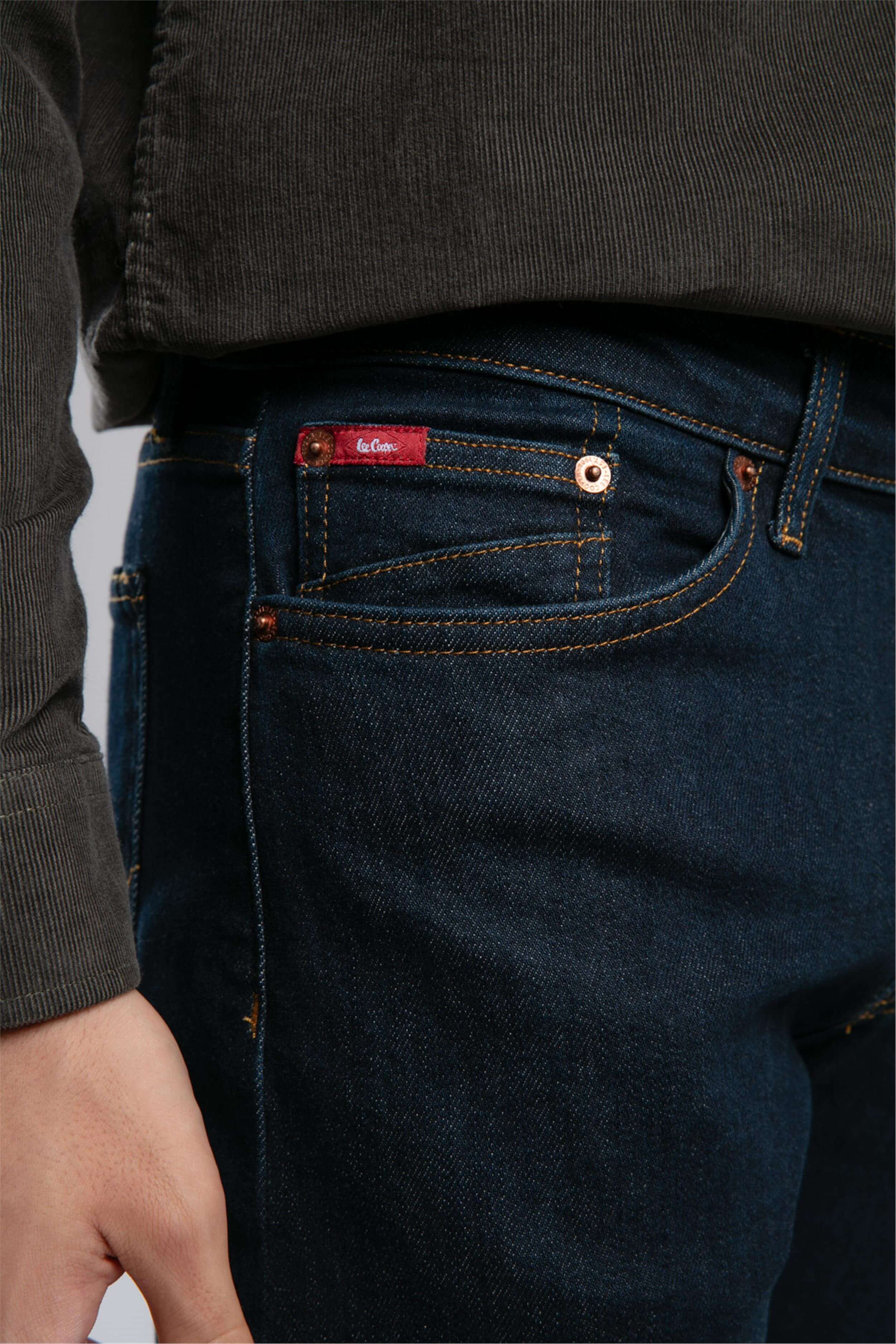Harry Normal Bel Düz Kesim Düz Paça Mavi Erkek Jean Pantolon