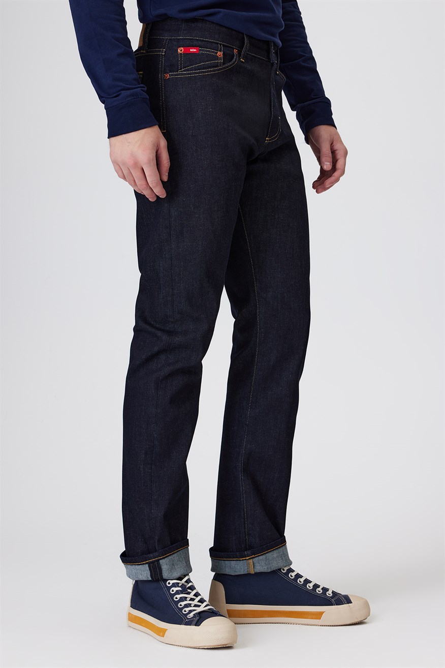 Harry Normal Bel Normal Kesim Düz Paça Mavi Erkek Jean Pantolon
