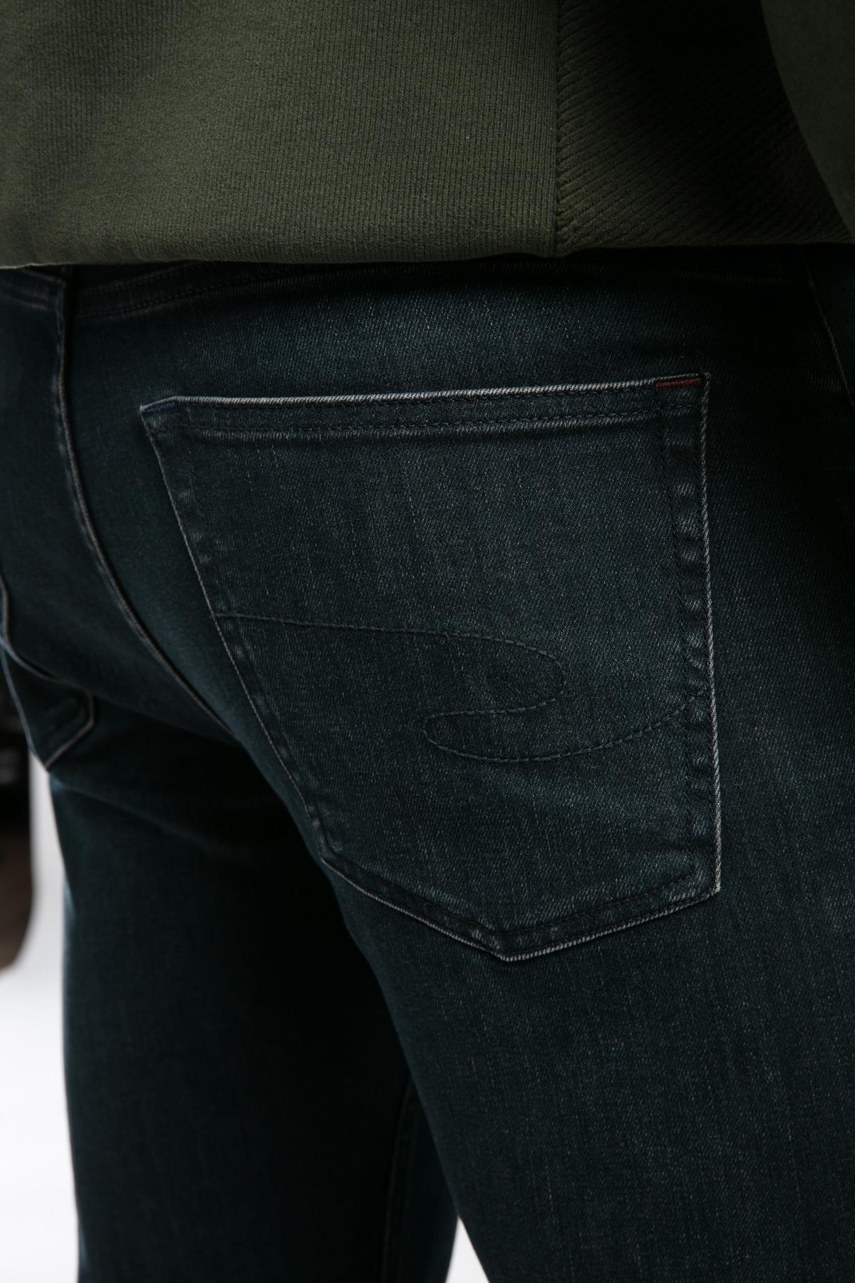 Harry Orta Bel Düz Kesim Düz Paça Erkek Jean Pantolon Ferb Cab