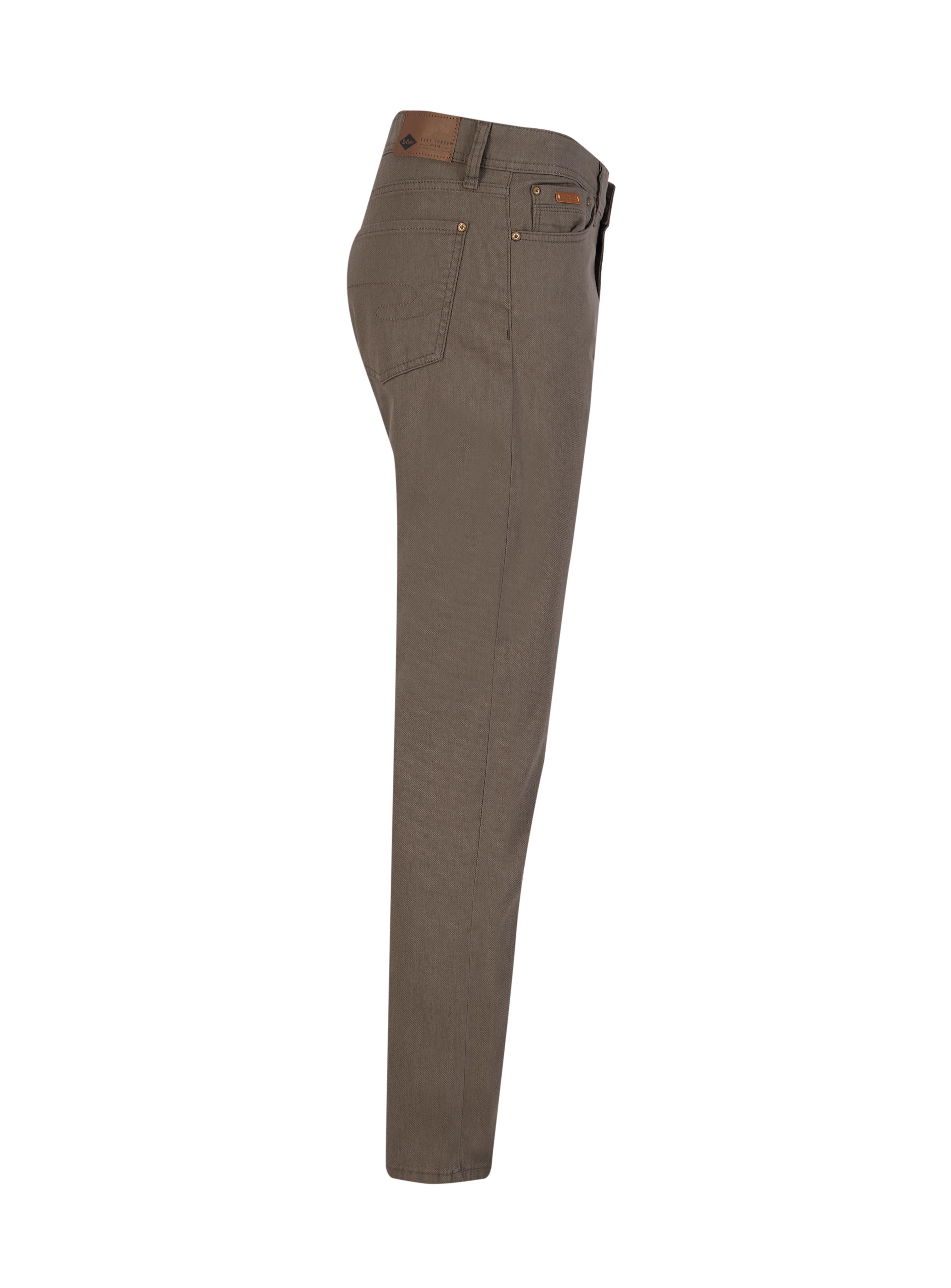 Harry Nd 1 Erkek Dokuma  Straight Fit Pantolon Haki
