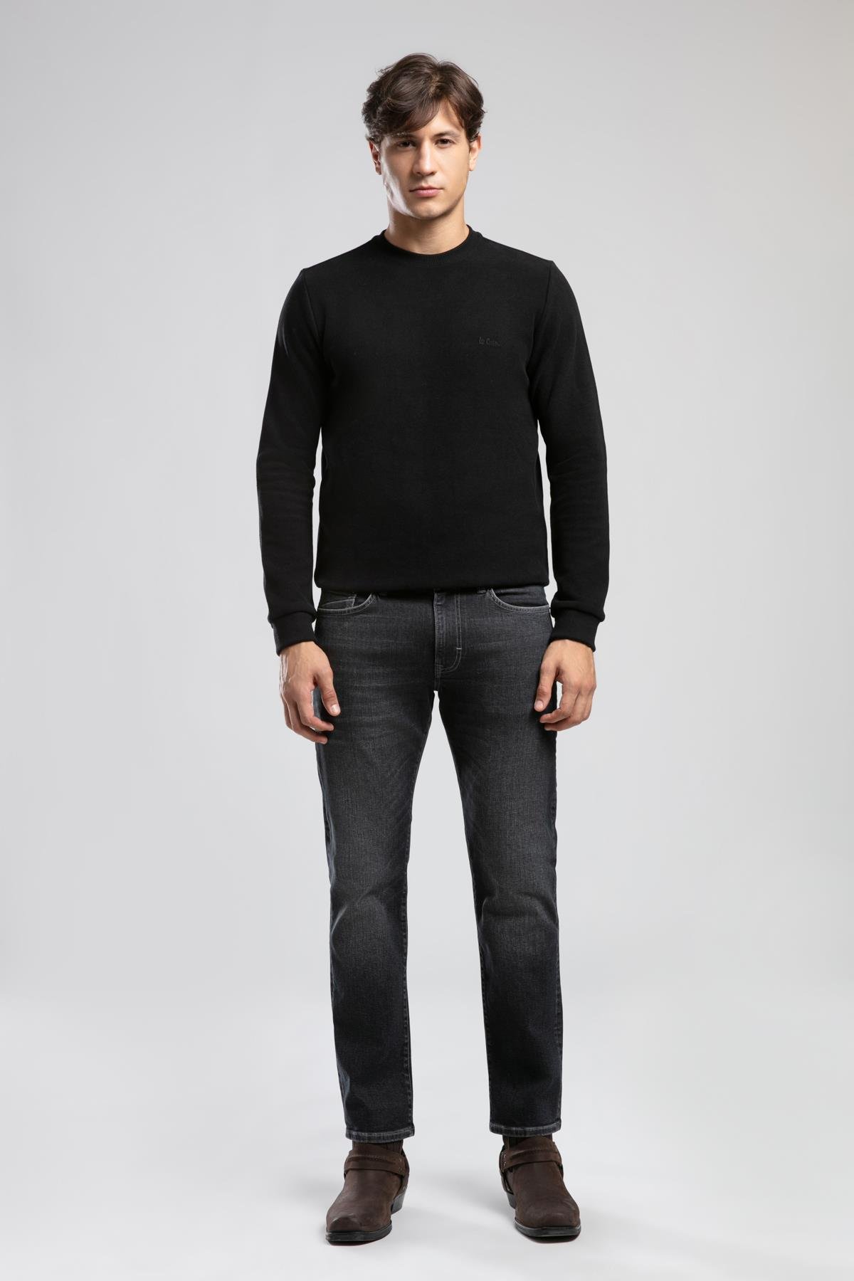 Harry Orta Bel Düz Kesim Düz Paça Ellery Mbk Dark Erkek Pantolon