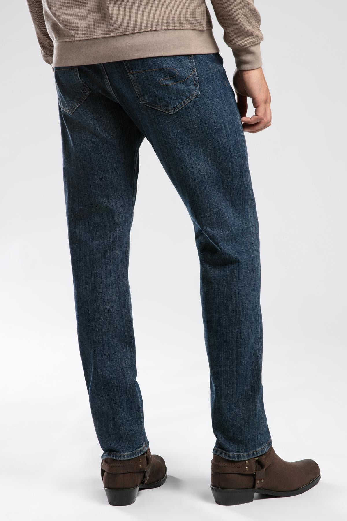 Harry Normal Bel Normal Kesim Düz Paça Mavi Erkek Jean Pantolon