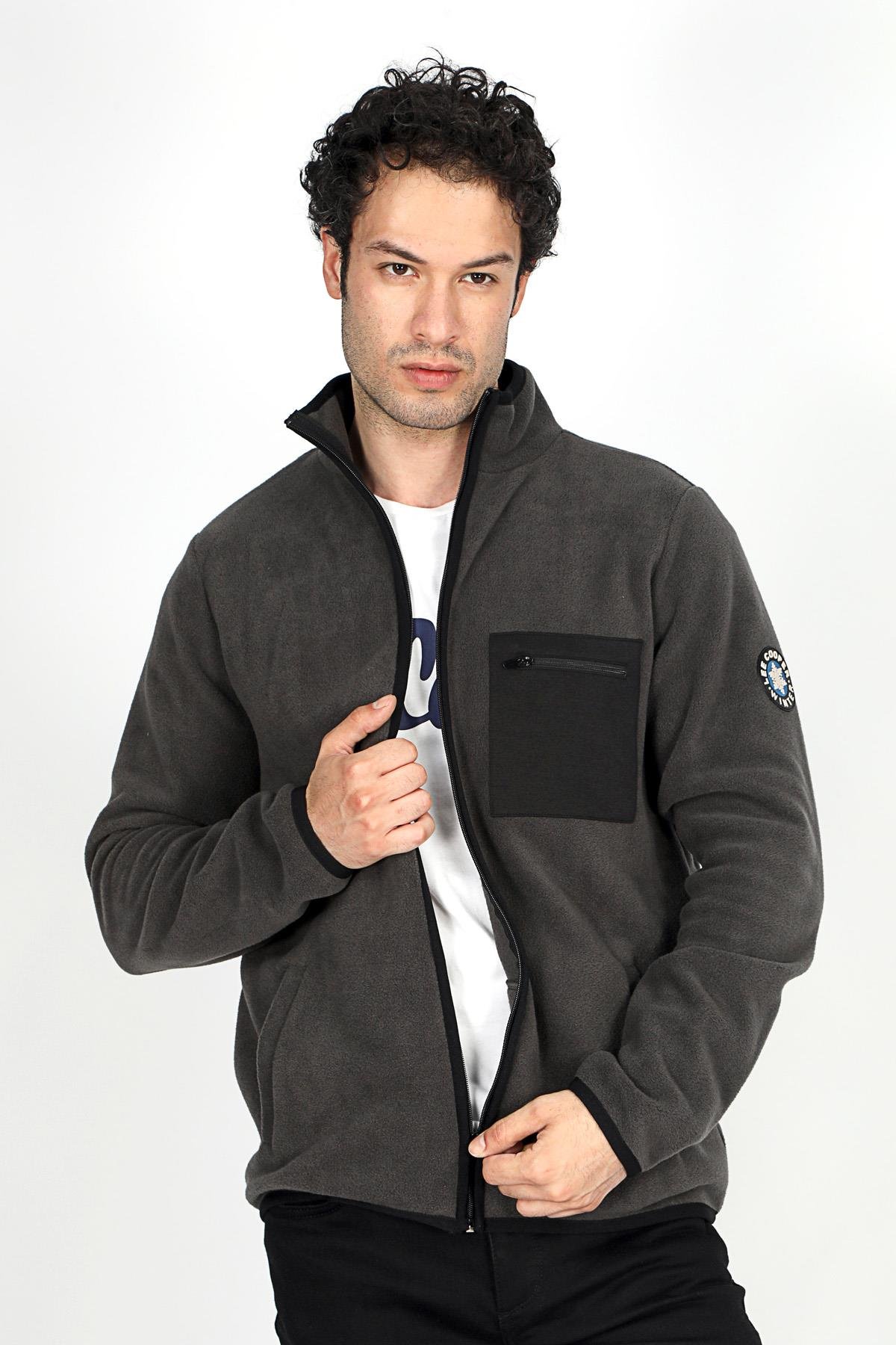 HECTOR ERKEK DİK YAKA FERM. SWEATSHIRT