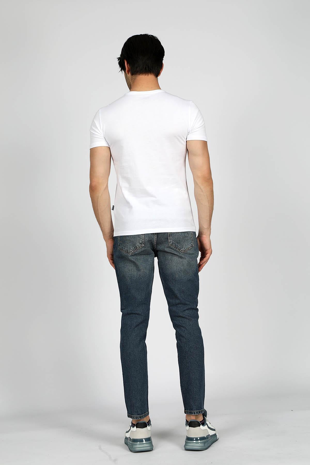 Jack Normal Bel Dar Kesim Dar Paça Mavi Erkek Jean Pantolon