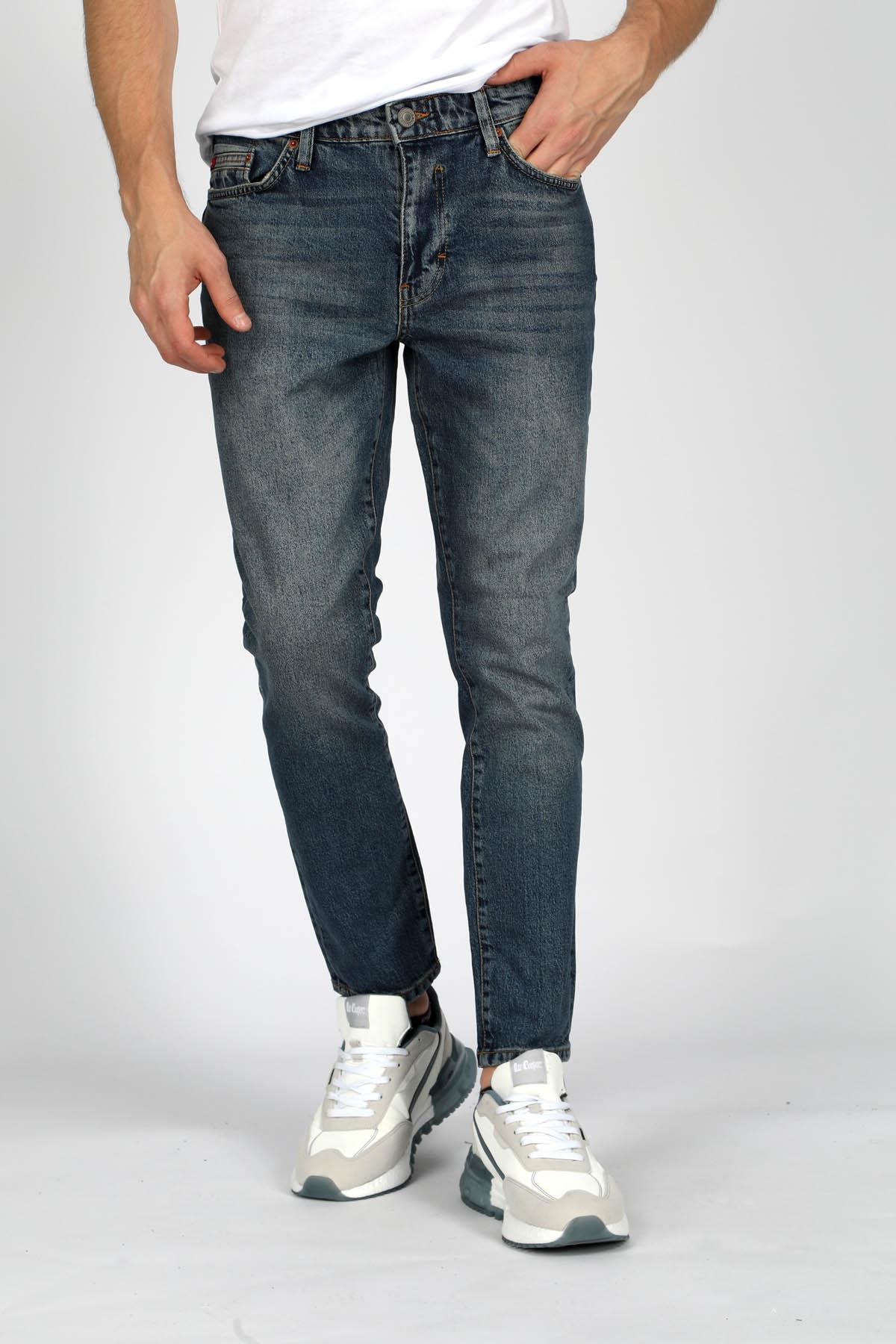 Jack Normal Bel Dar Kesim Dar Paça Mavi Erkek Jean Pantolon