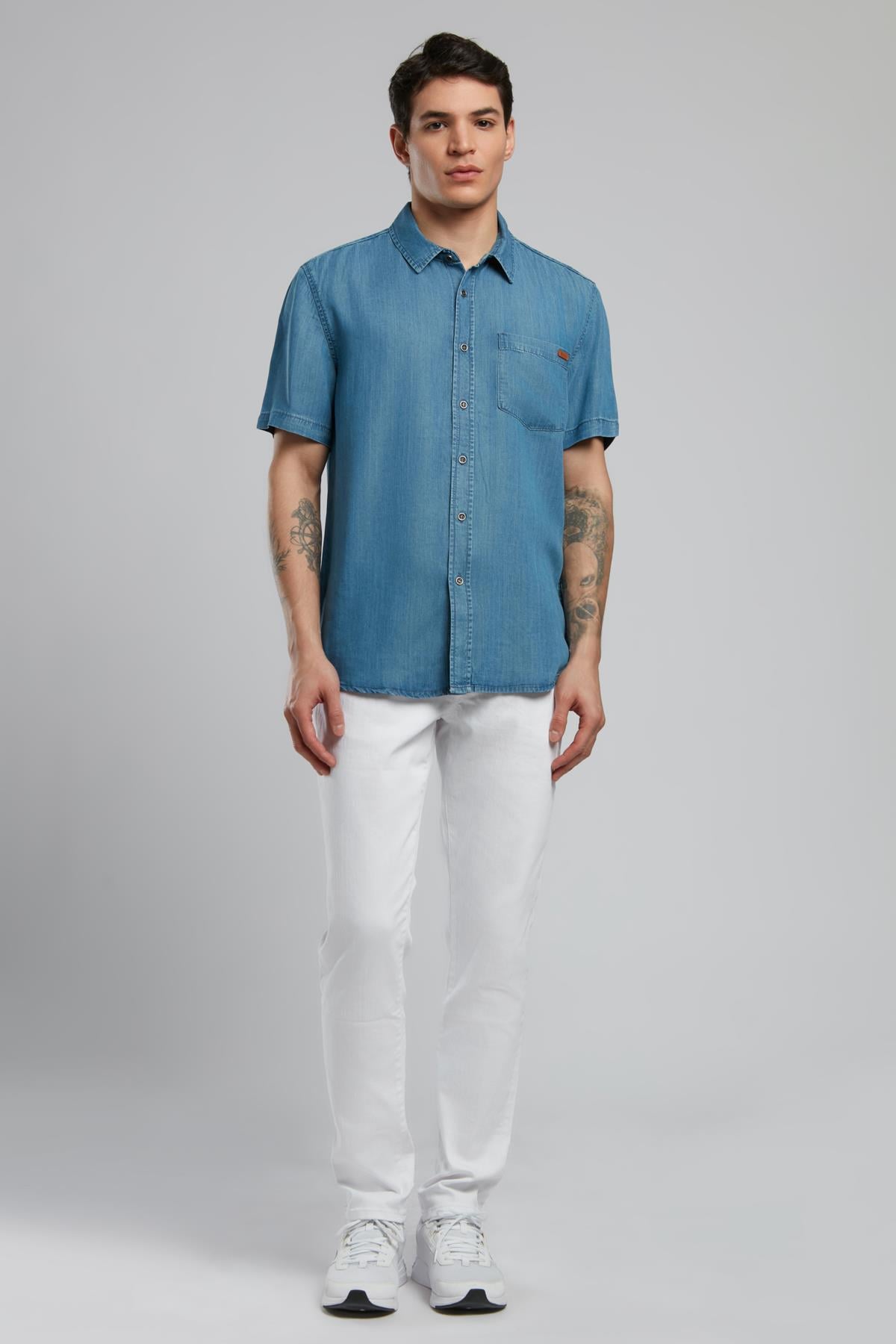 Jack Erkek Slim Fit Cedef Weft Jean Pantolon
