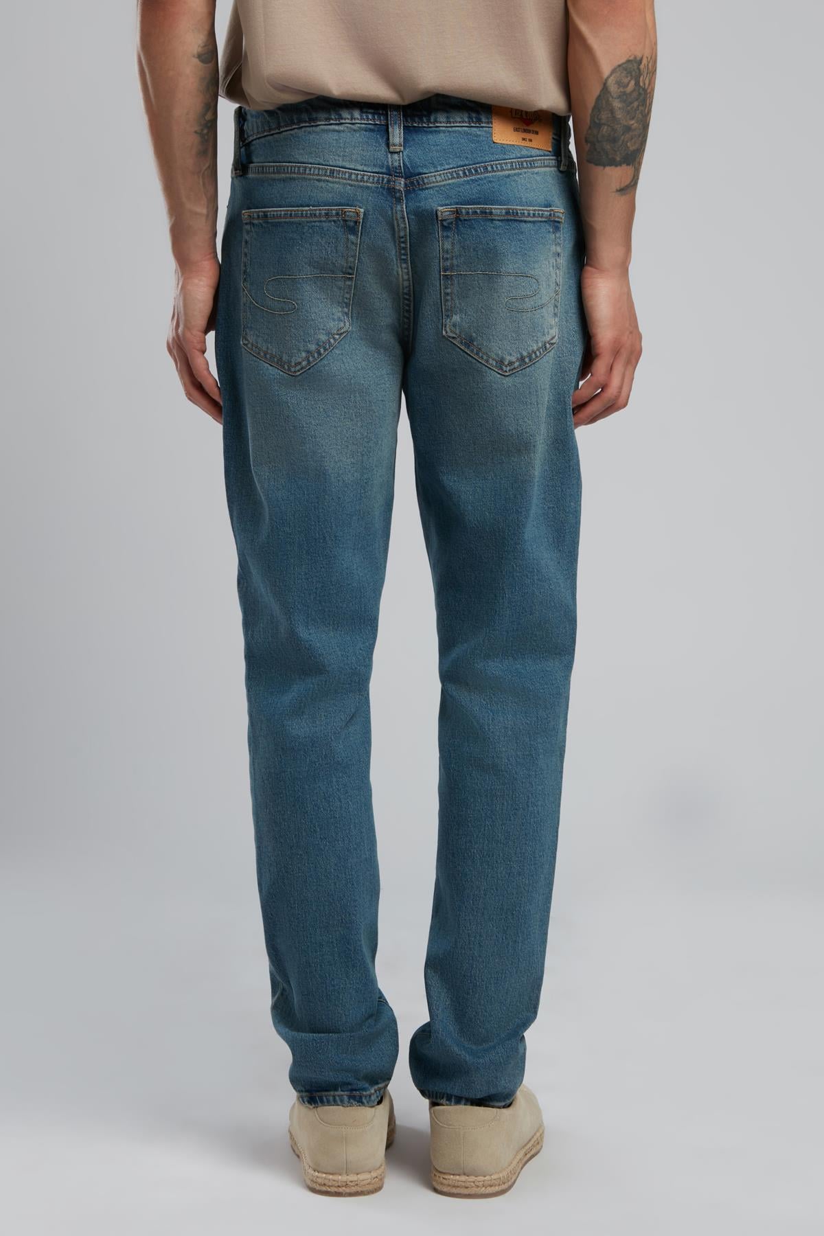 Jack Normal Bel Dar Kesim Dar Paça Mavi Erkek Jean Pantolon