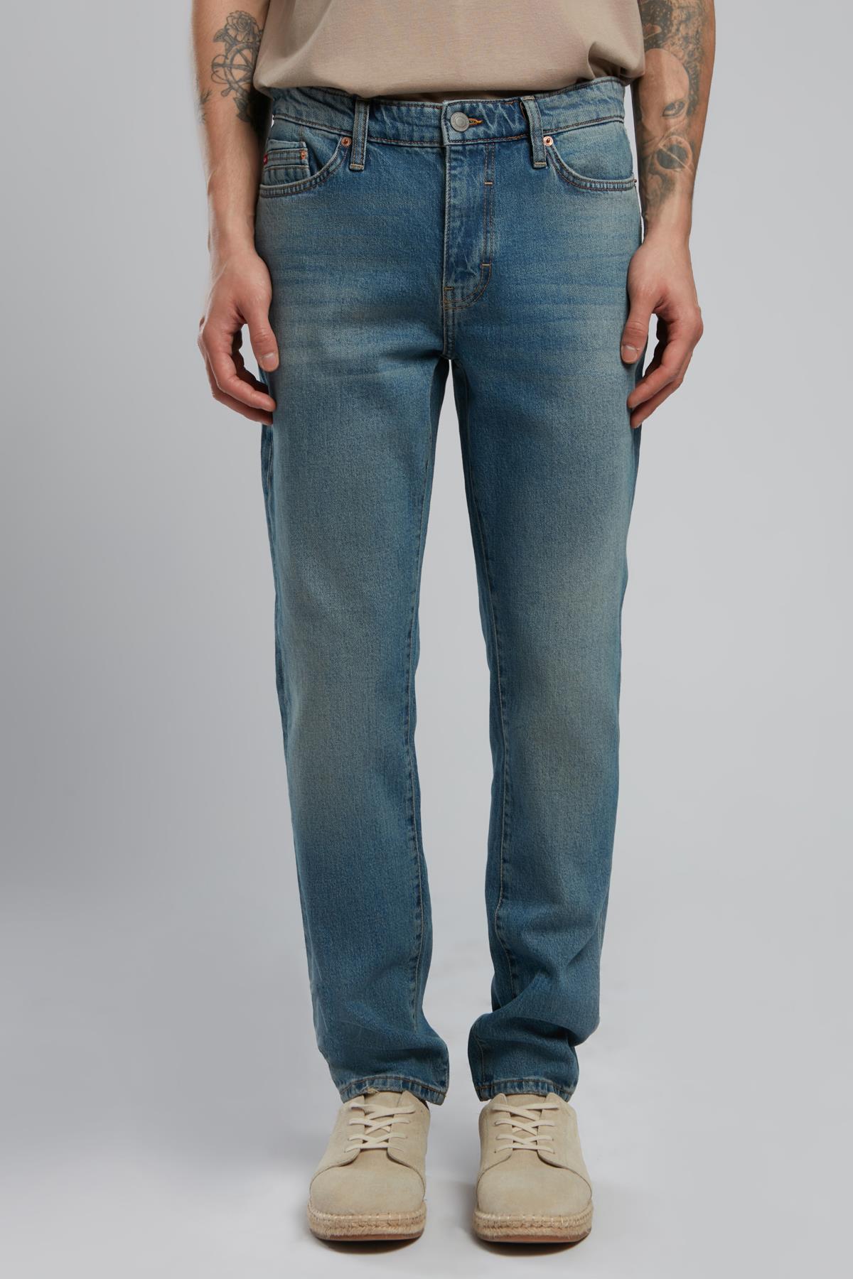 Jack Normal Bel Dar Kesim Dar Paça Mavi Erkek Jean Pantolon