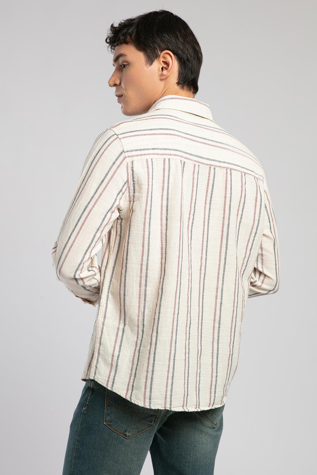 Jacob Erkek U.Kol Dokuma Gömlek