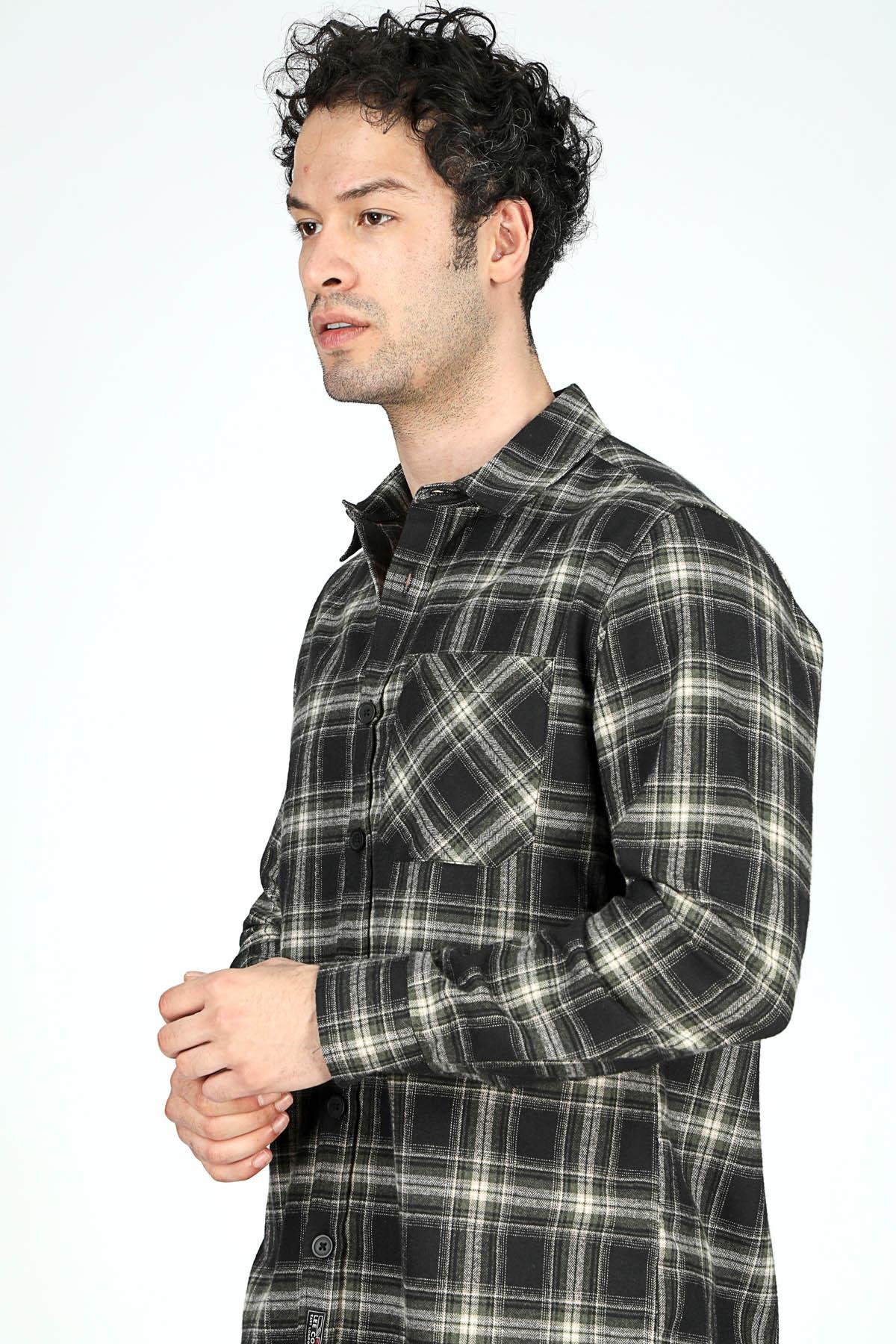 JADE ERKEK DOKUMA U.KOL GÖMLEK