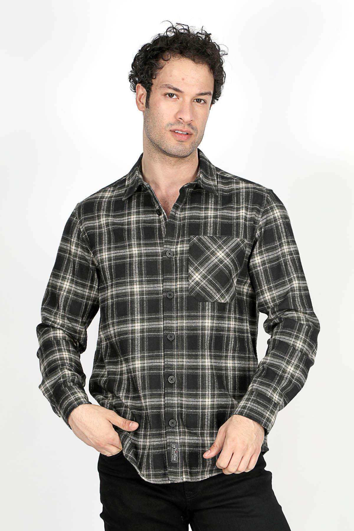 JADE ERKEK DOKUMA U.KOL GÖMLEK