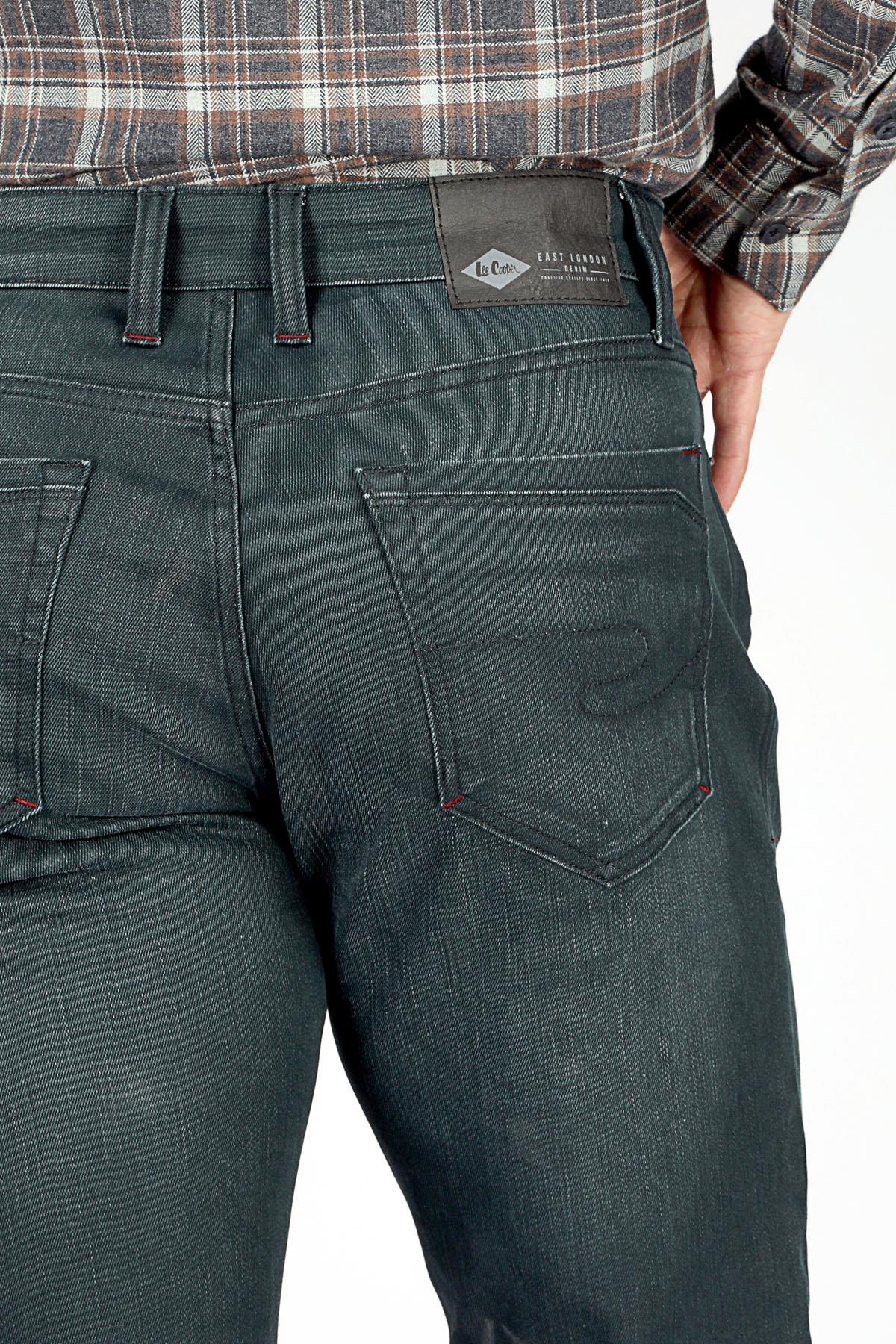 Jagger Normal Bel Dar Kesim Düz Paça Hapson Raw Green Erkek Jean Pantolon
