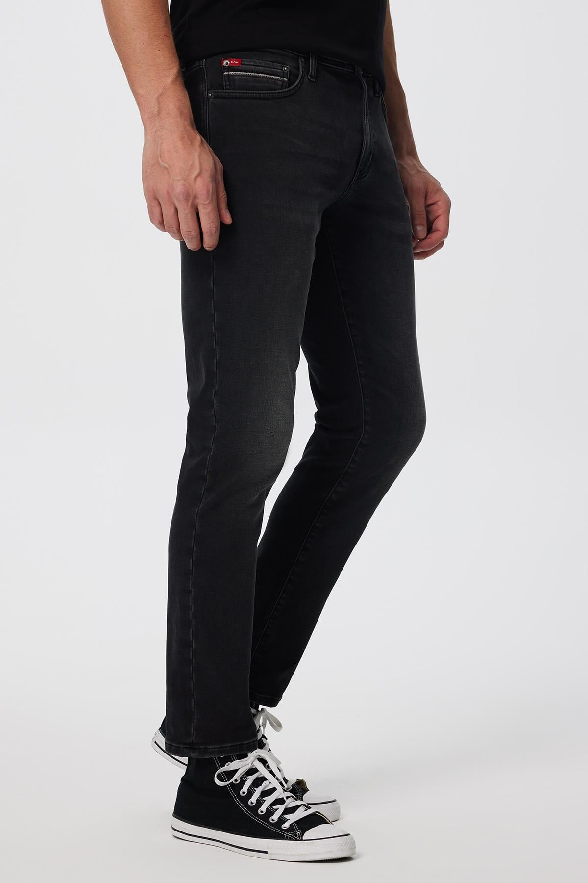 Jagger Normal Bel Dar Kesim Düz Paça Gri Erkek Jean Pantolon
