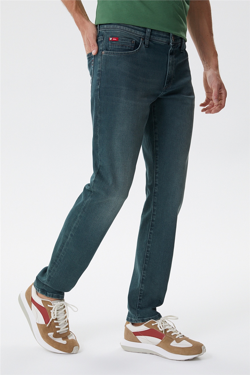 Lee Cooper Jagger Erkek Slim Straight Fit Jean Pantolon Plasma Mid. 3