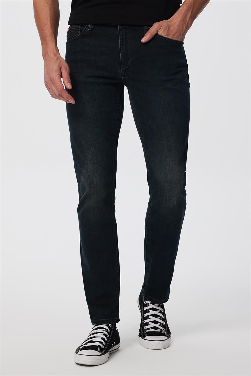 Jagger Normal Bel Dar Kesim Düz Paça Yeşil Erkek Jean Pantolon