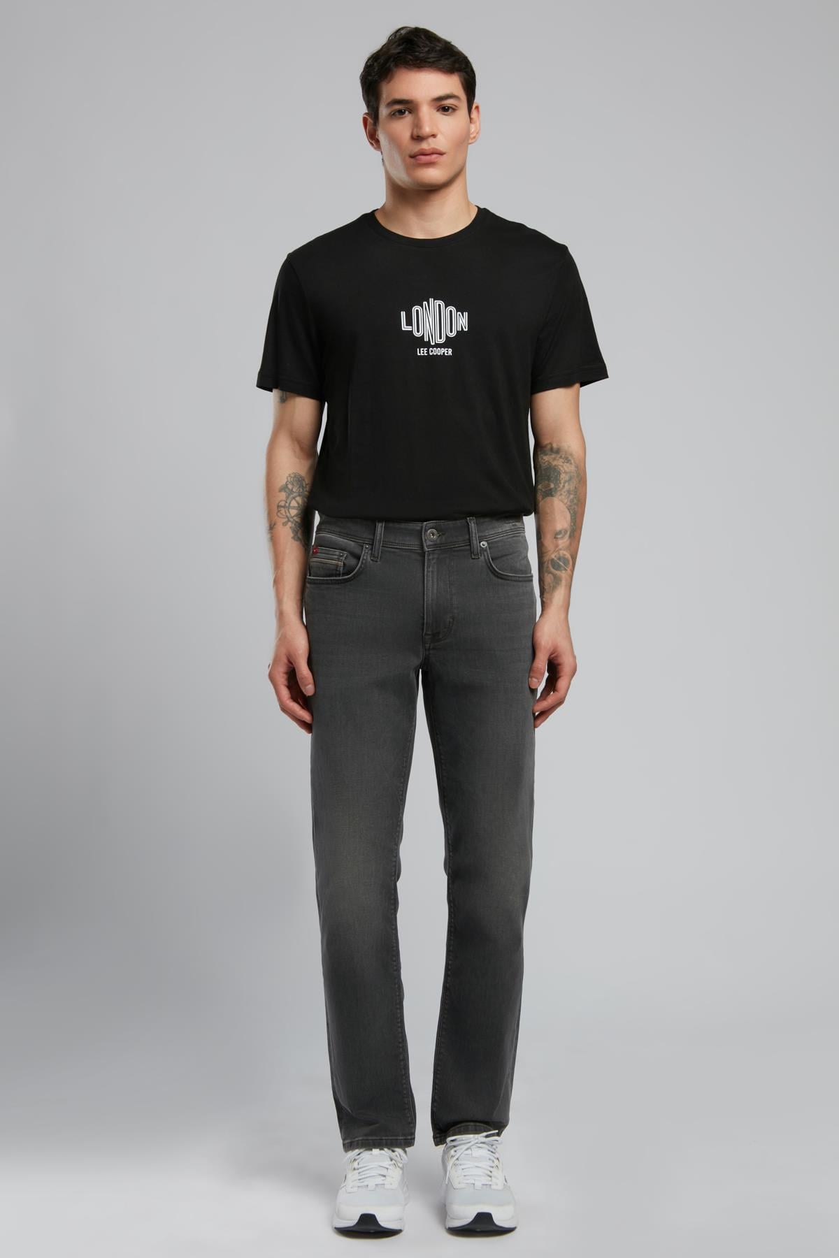 Jagger Erkek Slim Straight Fit Sprang Brown Mid Jean Pantolon
