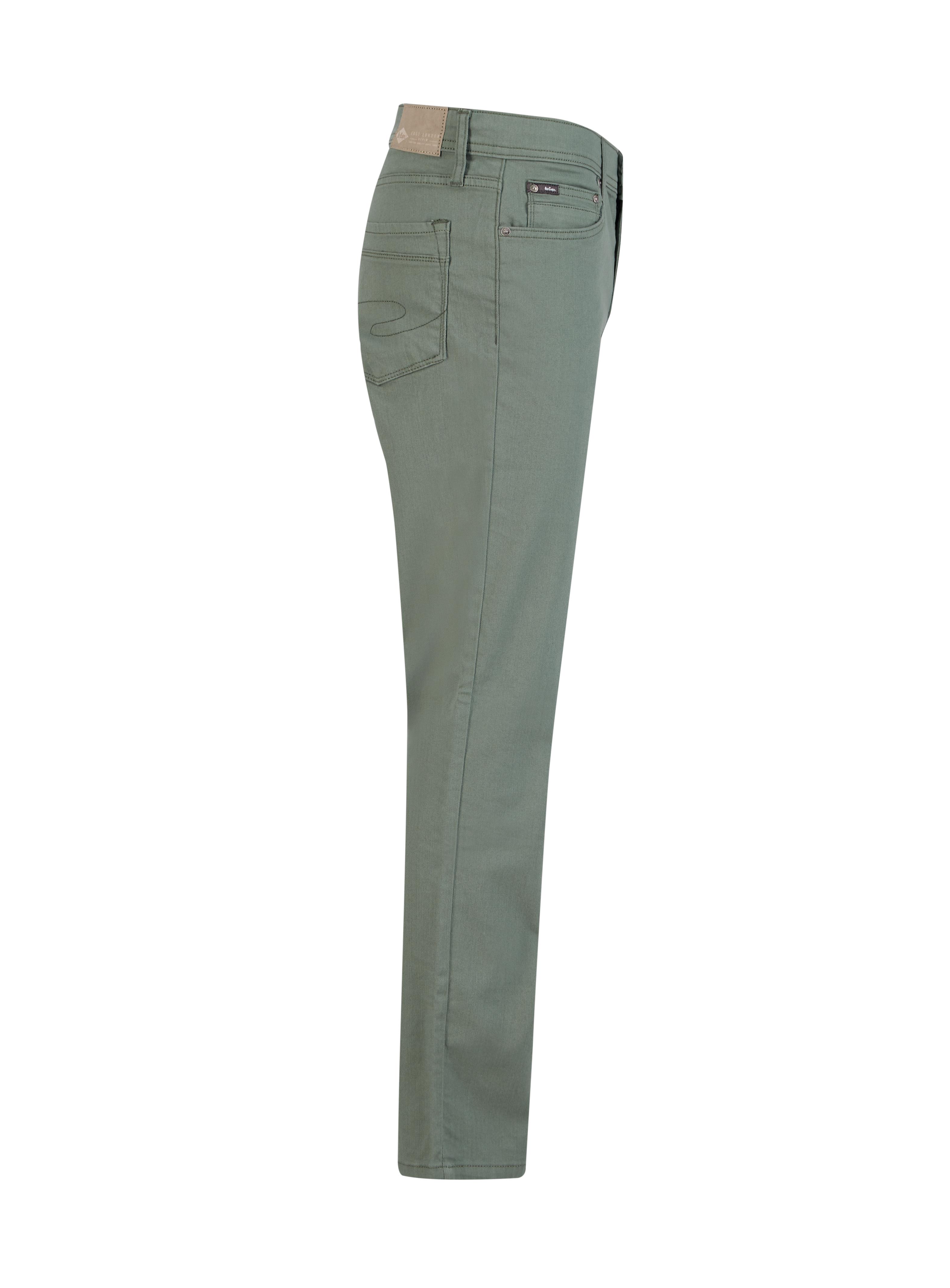 Jagger Nd 1 Erkek Dokuma  Slim Straight Fit Pantolon Yeşil