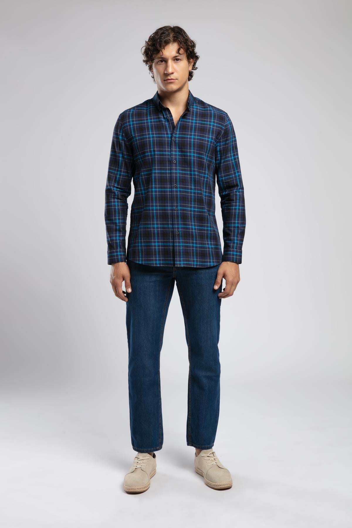 JAMIE ERKEK DOKUMA U.KOL GÖMLEK