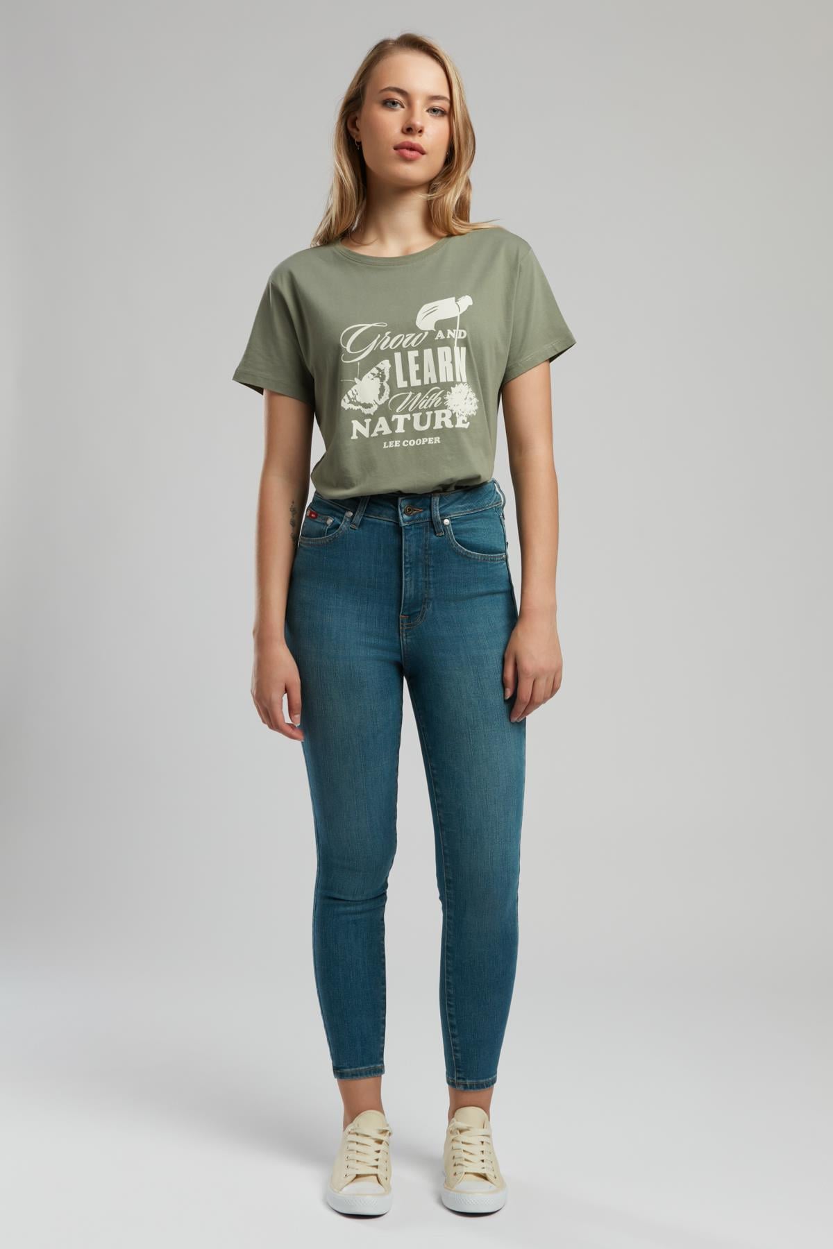 Jaycee Kadın Jean Pantolon Copper Blue Mıd