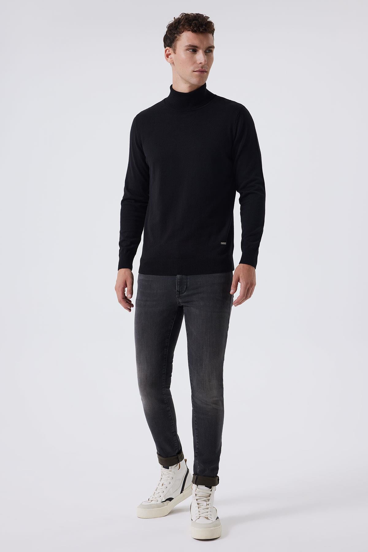 Jeff Erkek Jean Pantolon Aldora Stone Black 