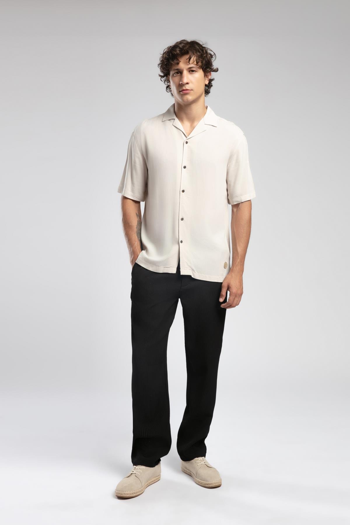 Joanka Normal Bel Normal Kesim Düz Paça Siyah Erkek Pantolon - Lee