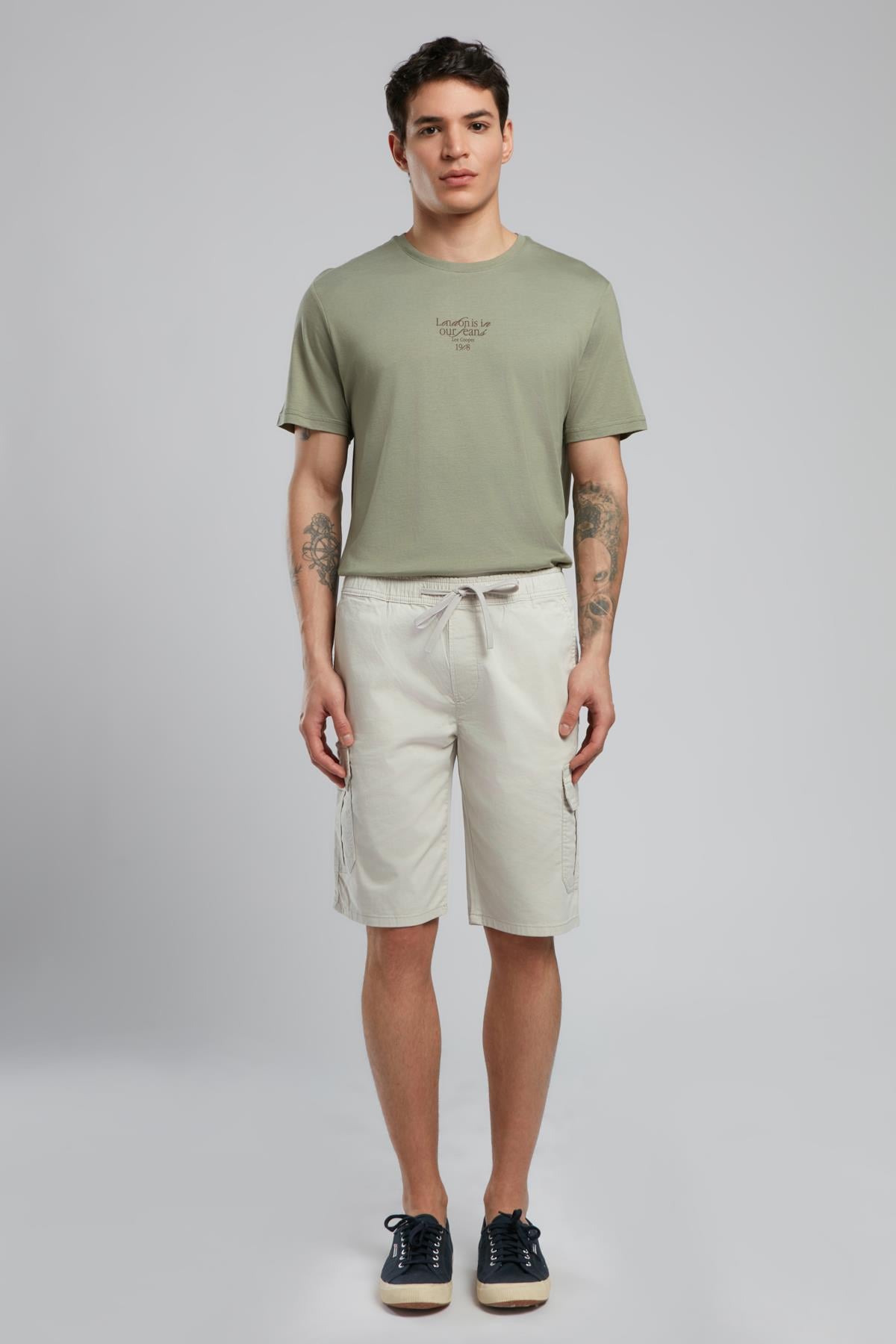 Jogger Cargo Erkek Dokuma Şort