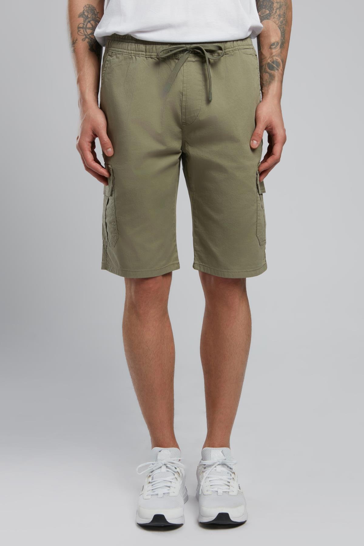 Jogger Cargo Erkek Dokuma Şort