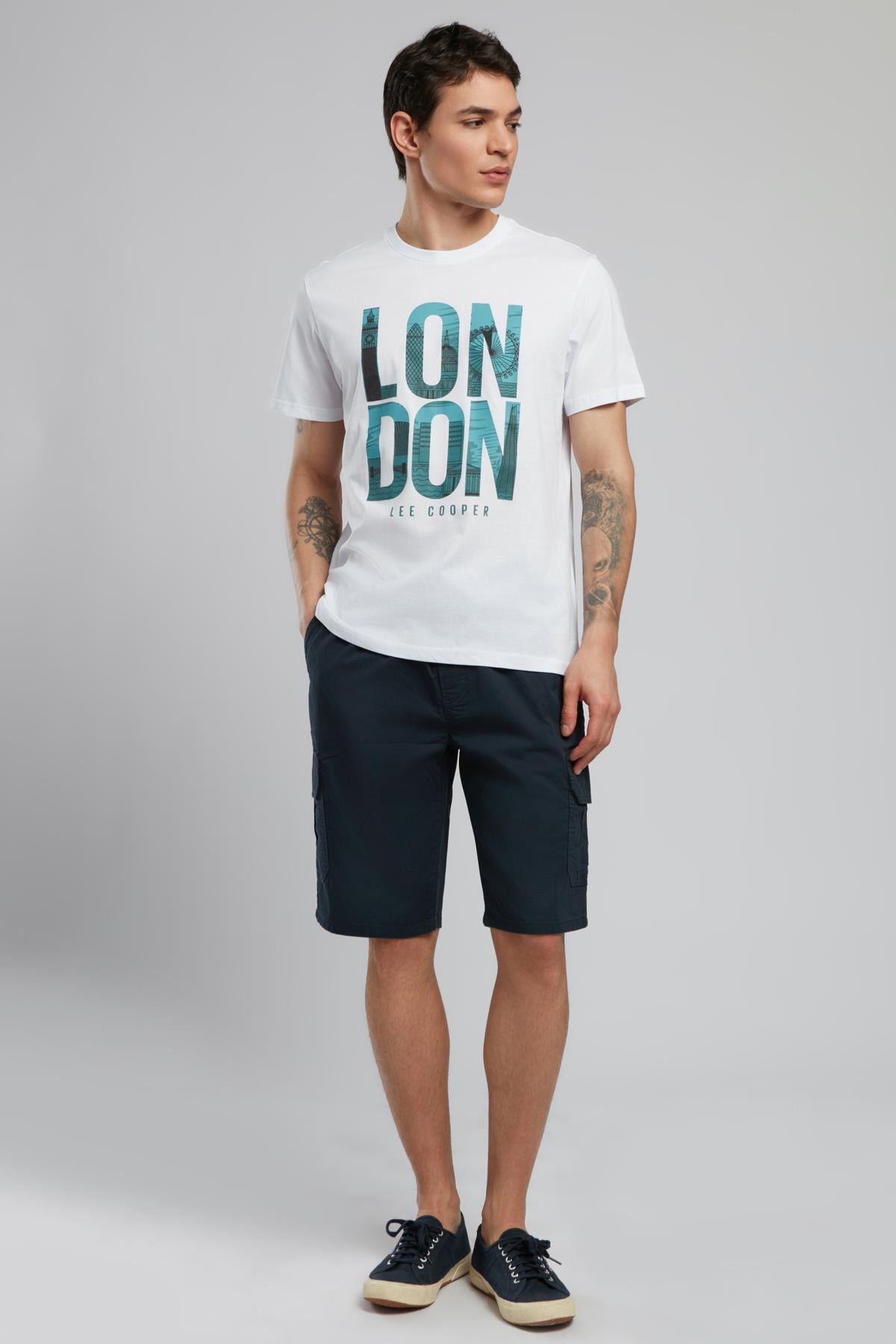 Jogger Cargo Erkek Dokuma Şort