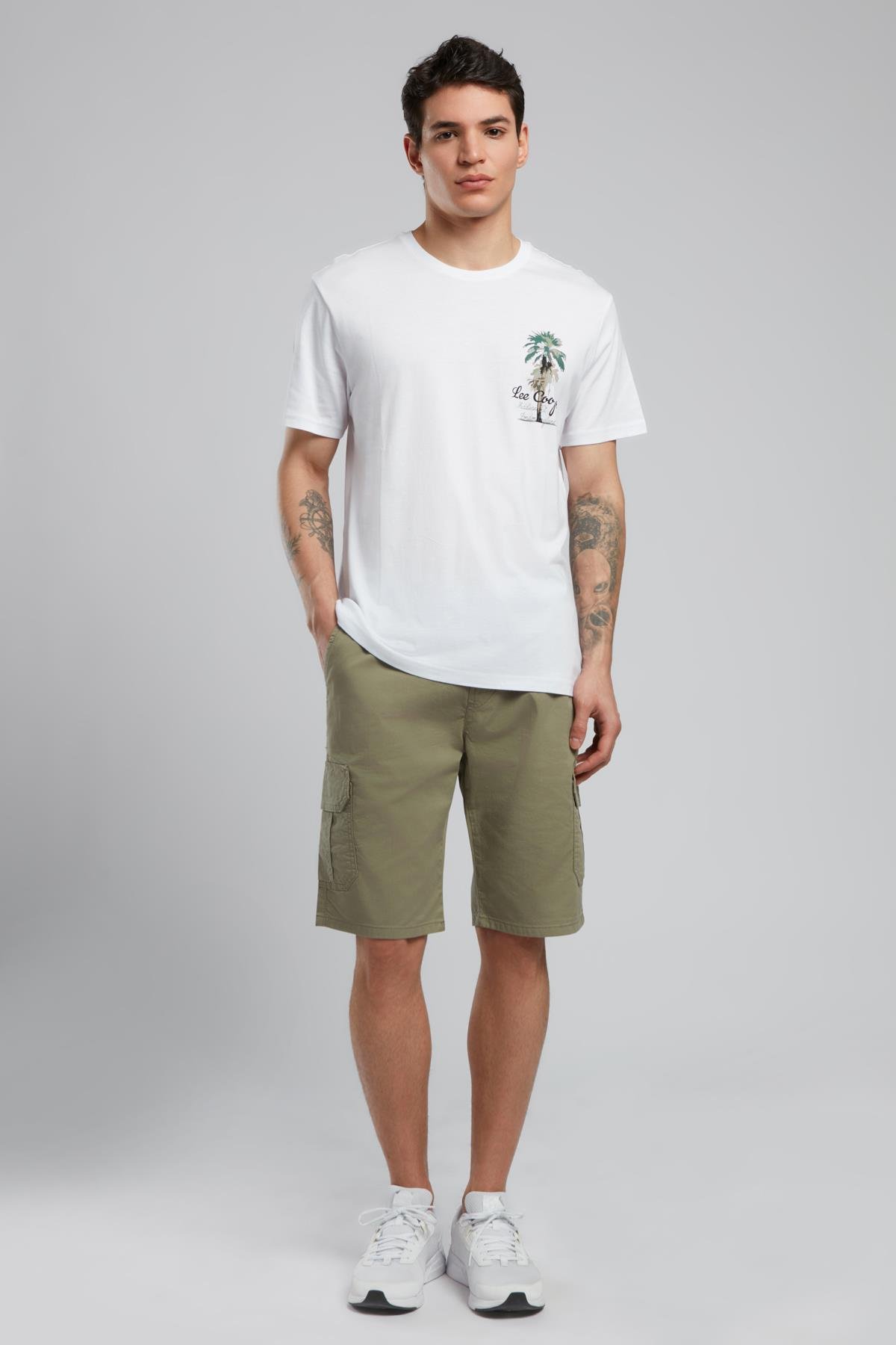 Jogger Cargo Erkek Dokuma Şort